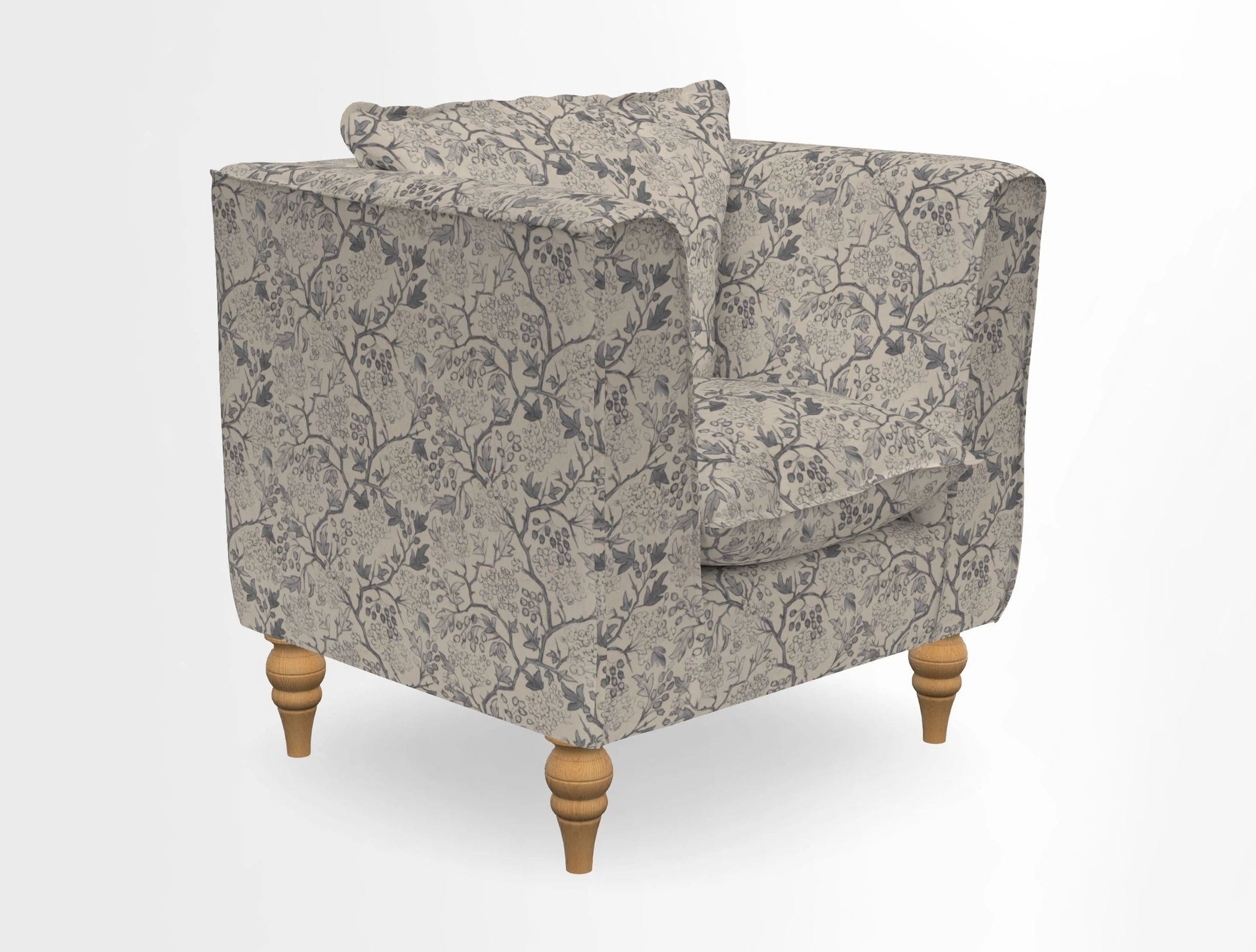 Aysgarth Chair in Two Tone Plain Biscuit