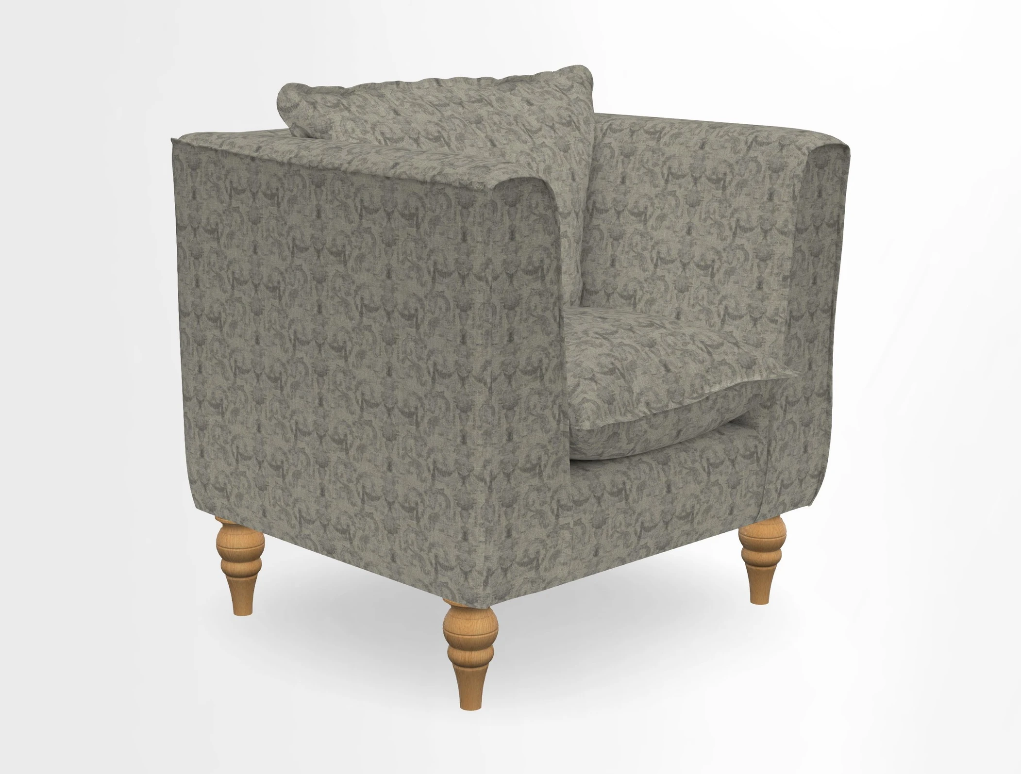 Aysgarth Chair in Two Tone Plain Biscuit
