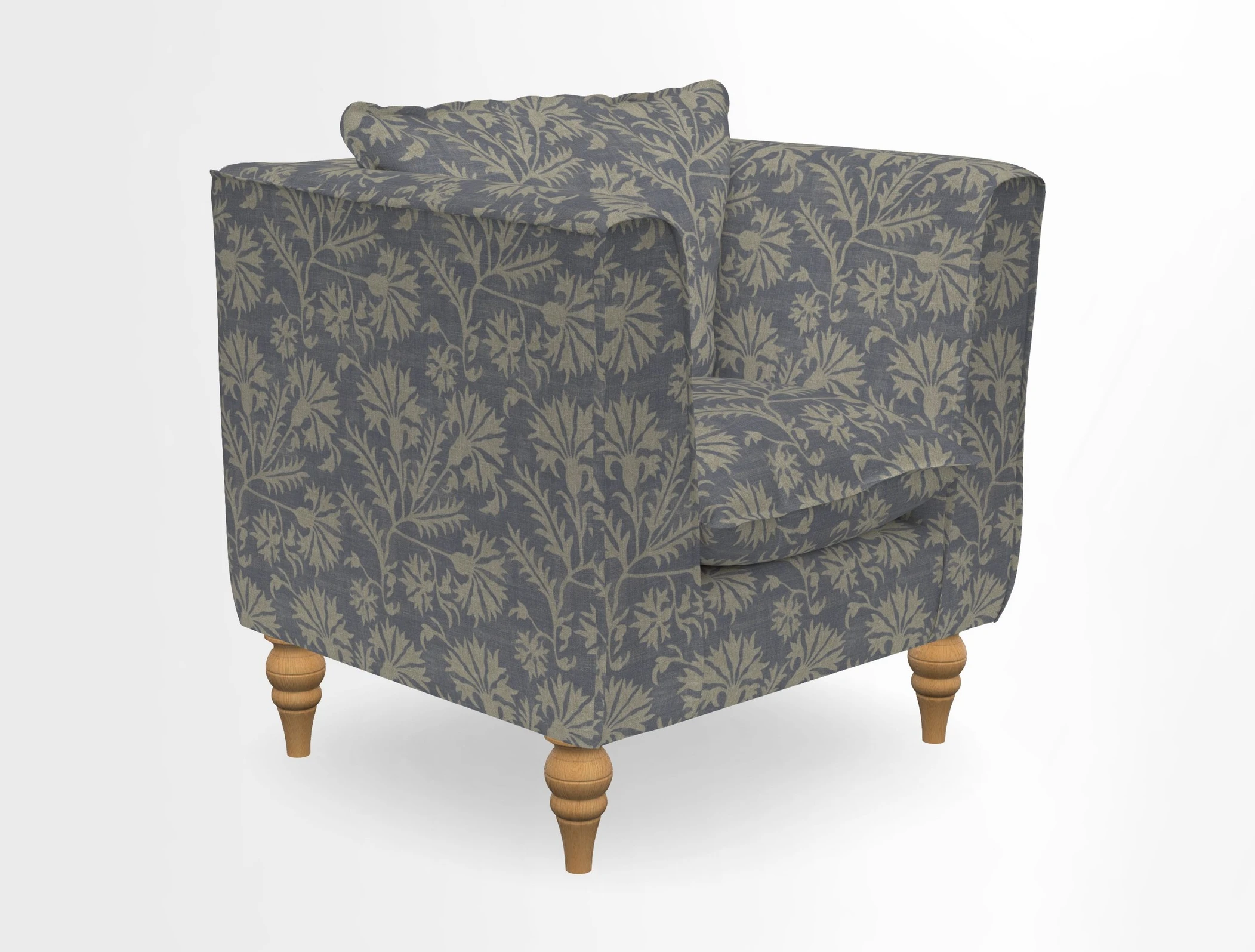 Aysgarth Chair in Two Tone Plain Biscuit