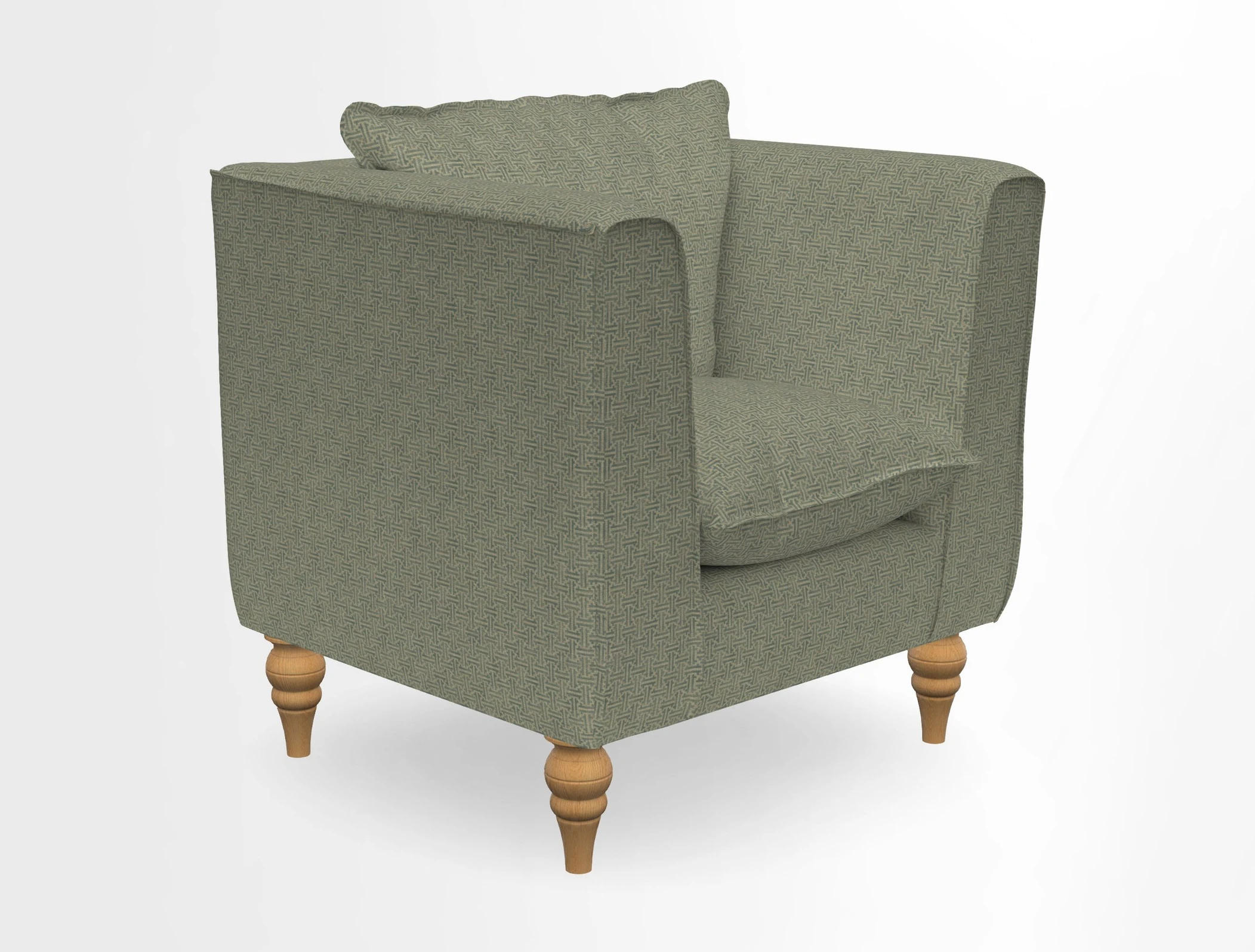 Aysgarth Chair in Two Tone Plain Biscuit