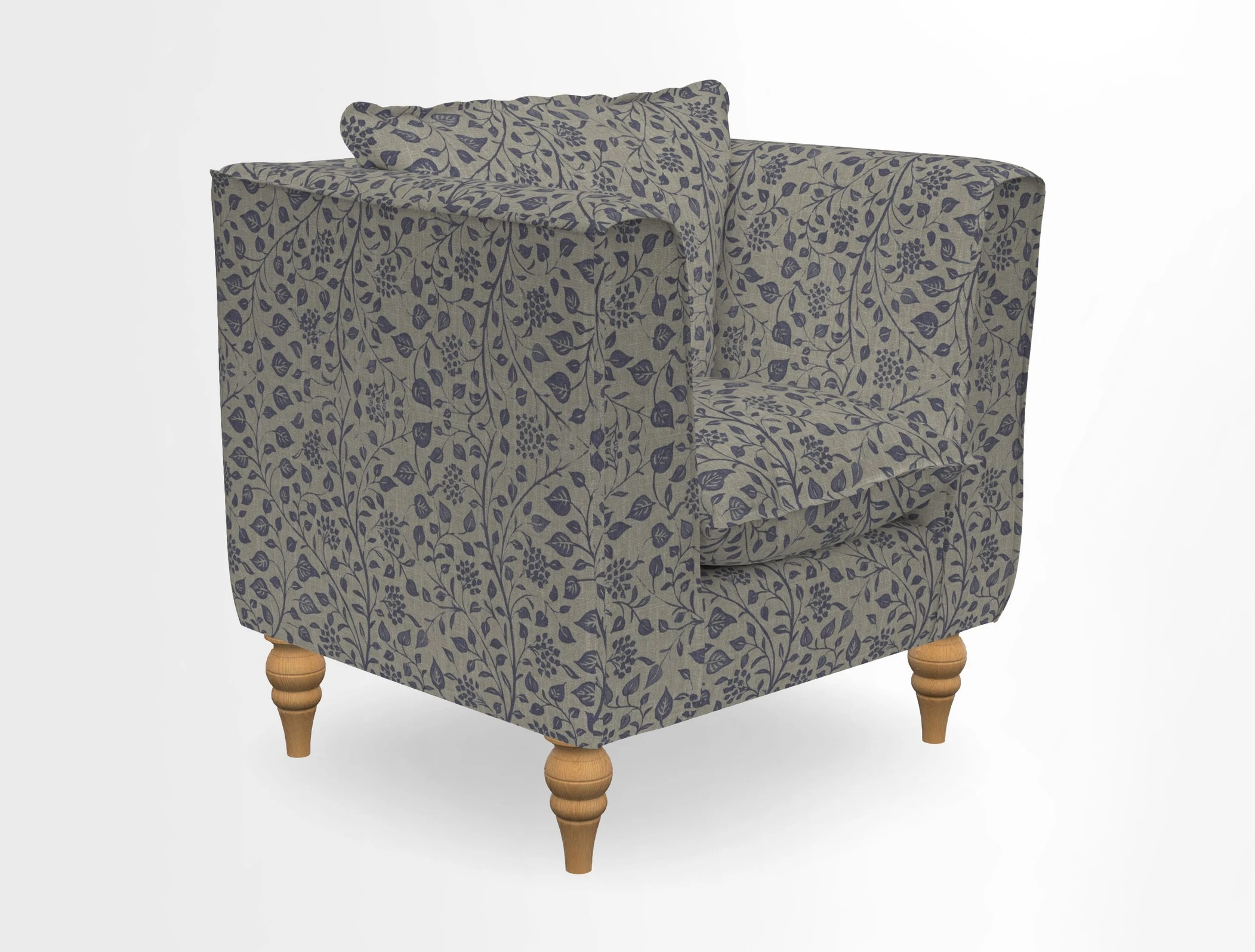 Aysgarth Chair in Two Tone Plain Biscuit