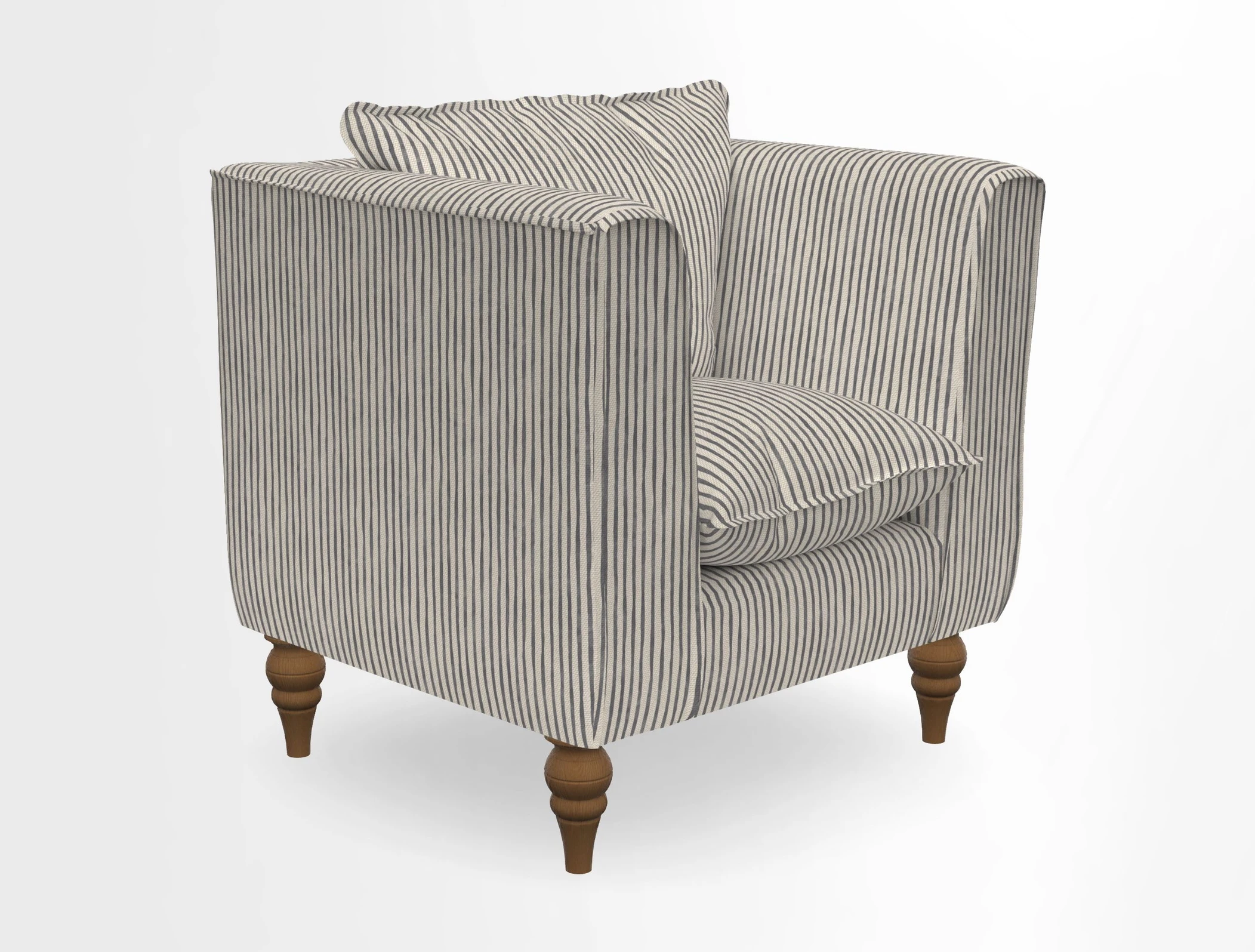Aysgarth Chair in Two Tone Plain Biscuit