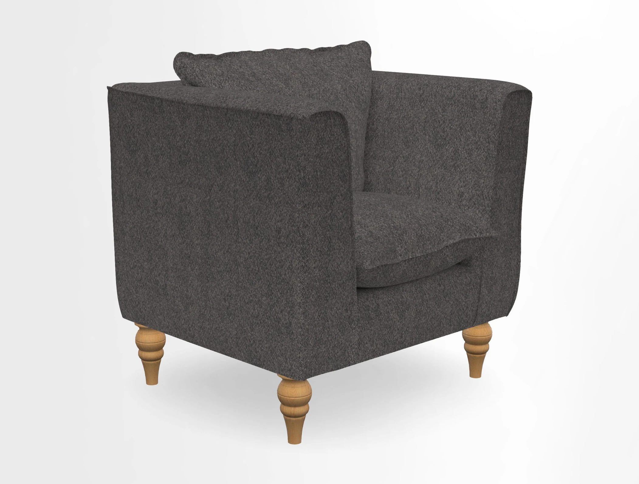 Aysgarth Chair in Two Tone Plain Biscuit