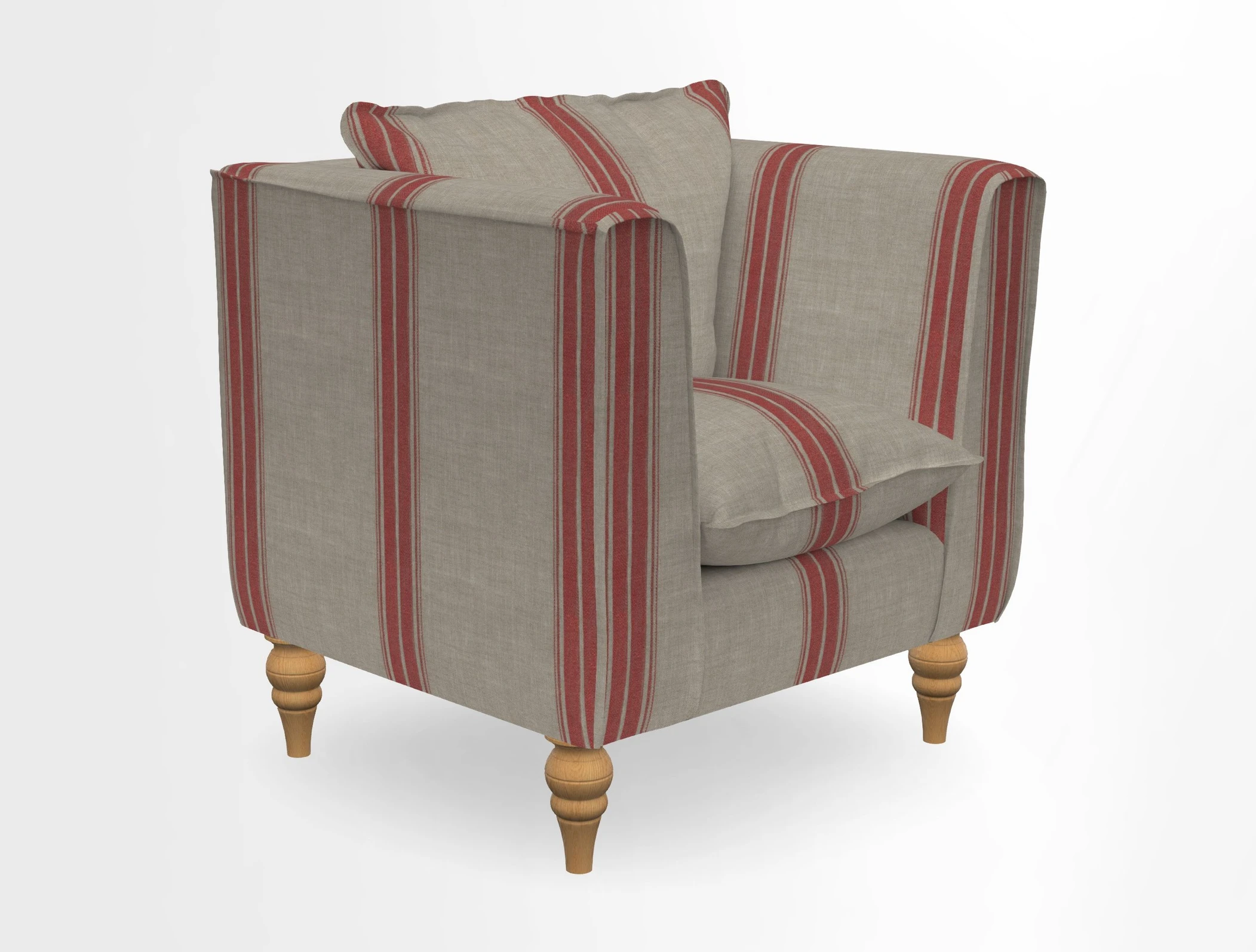 Aysgarth Chair in Two Tone Plain Biscuit