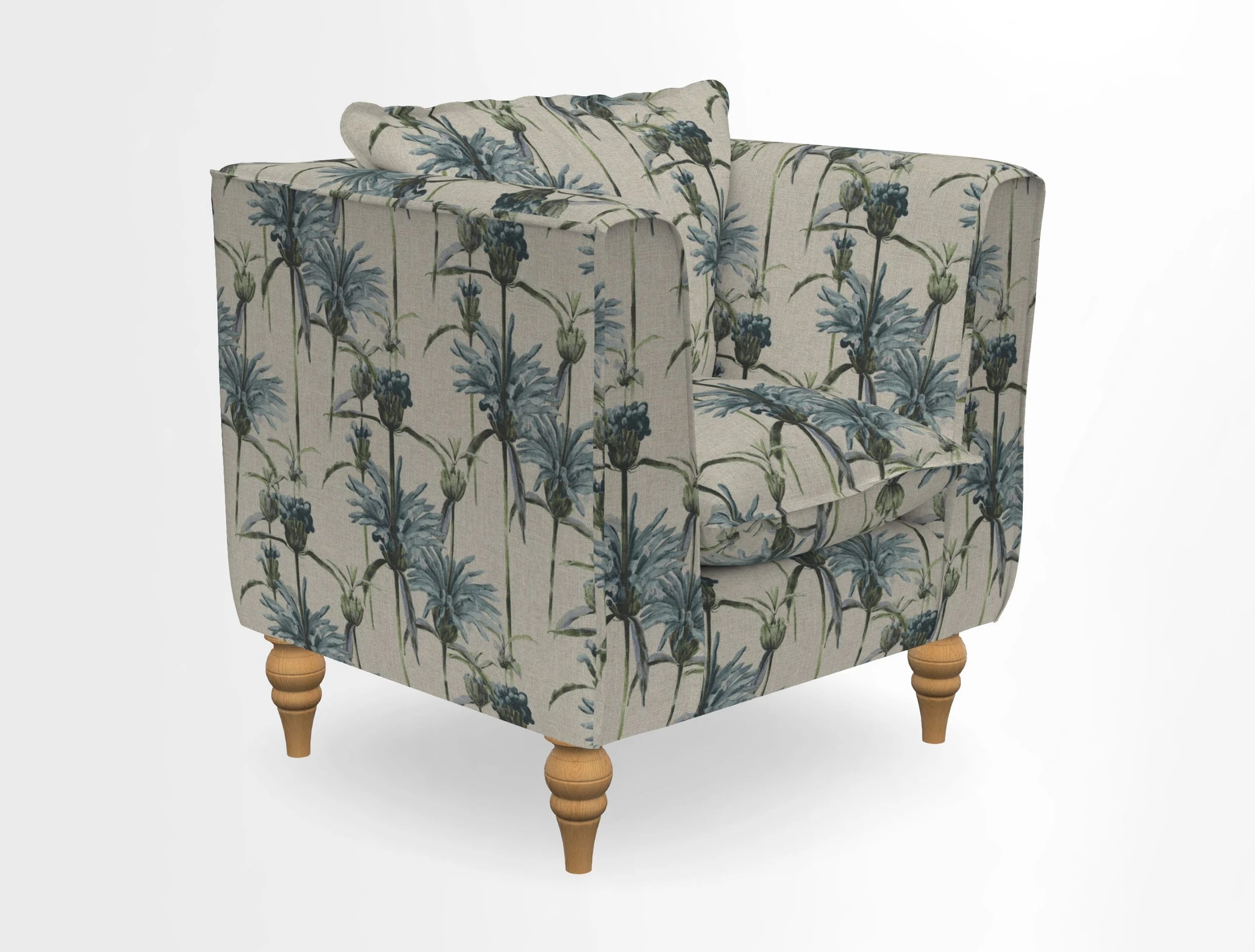 Aysgarth Chair in Two Tone Plain Biscuit