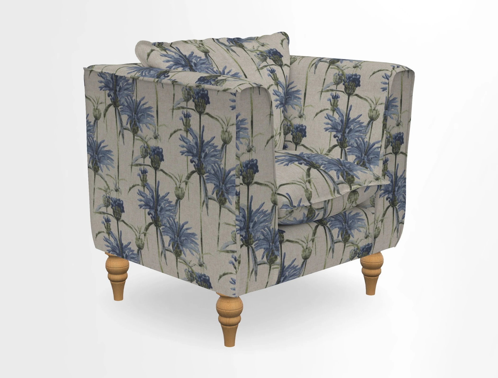 Aysgarth Chair in Two Tone Plain Biscuit