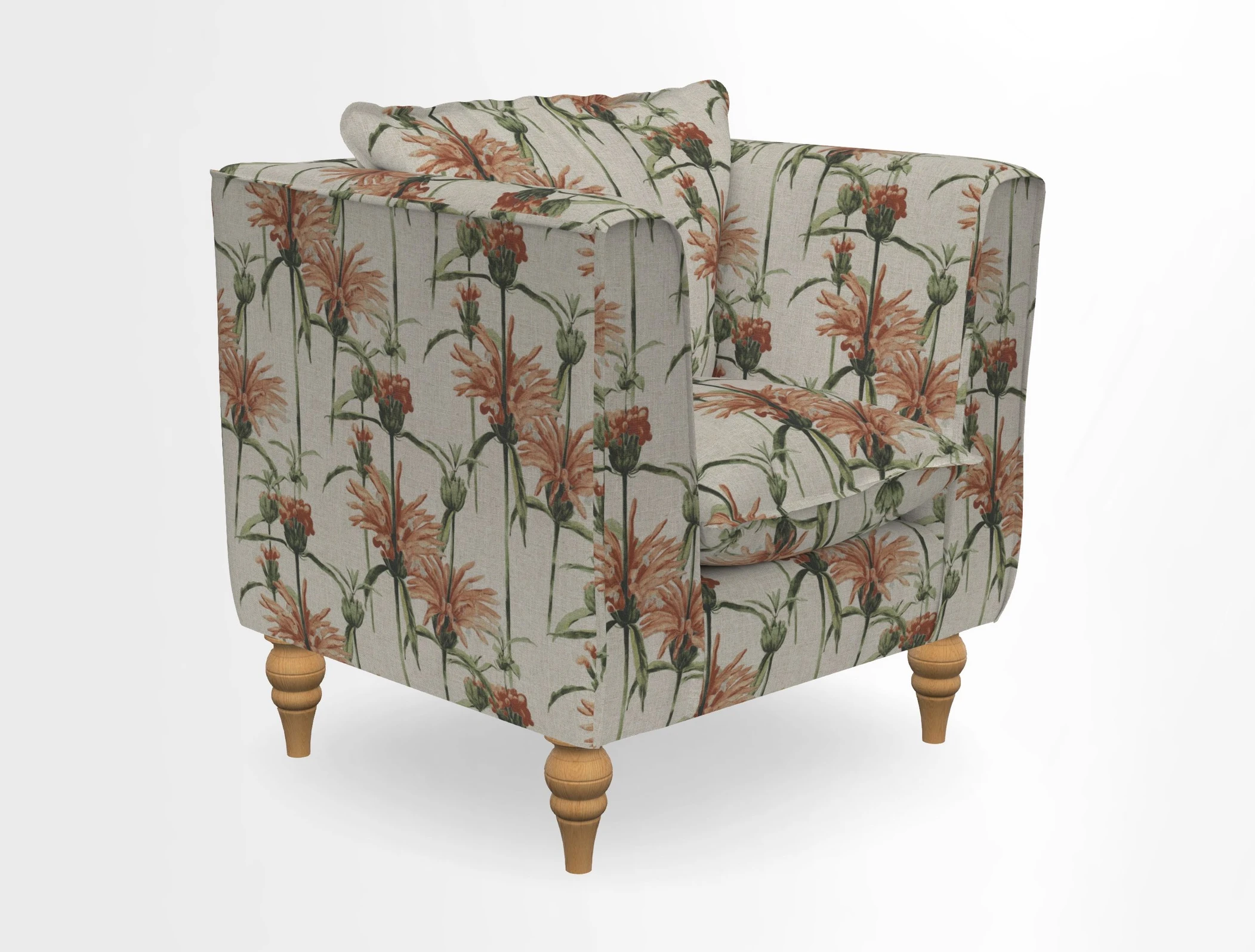 Aysgarth Chair in Two Tone Plain Biscuit