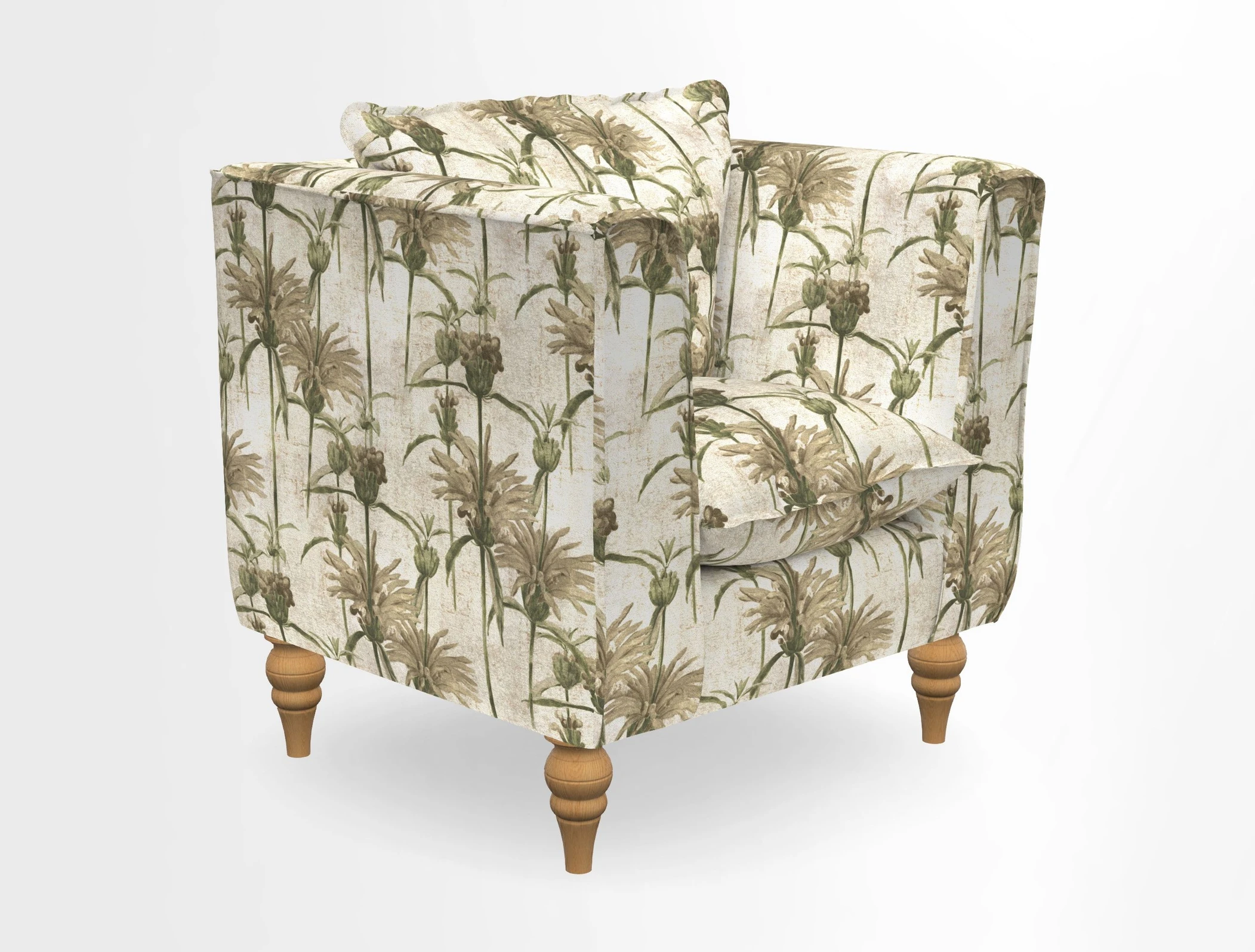Aysgarth Chair in Two Tone Plain Biscuit