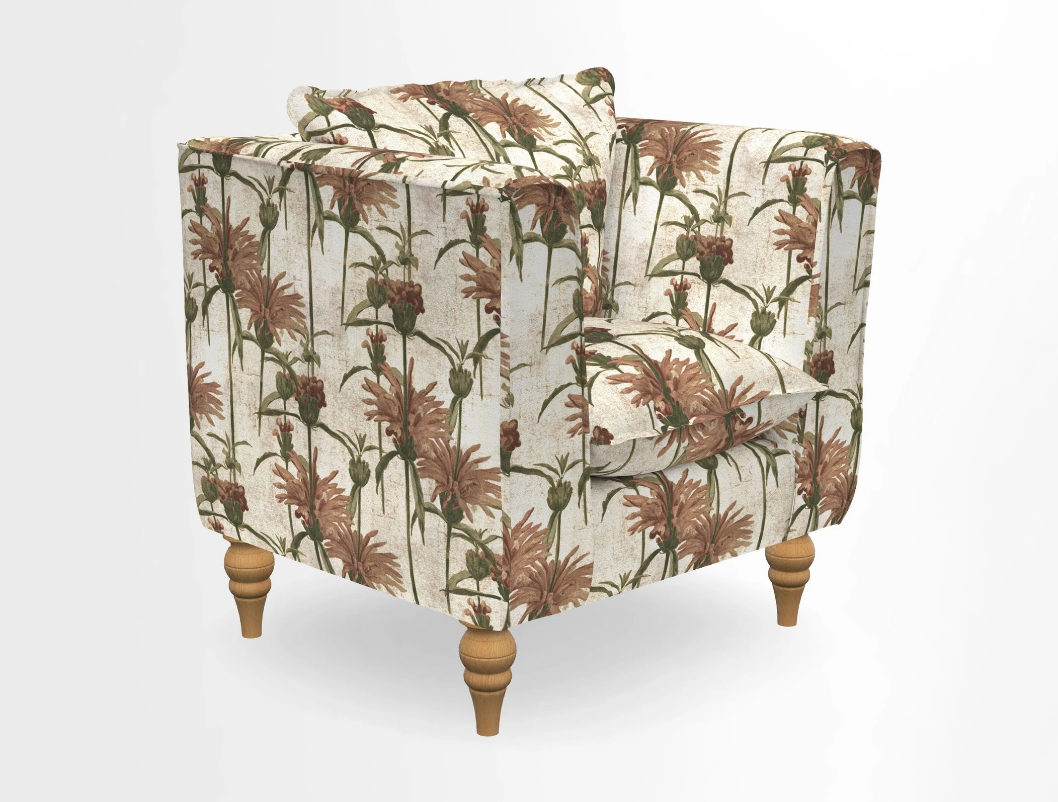 Aysgarth Chair in Two Tone Plain Biscuit