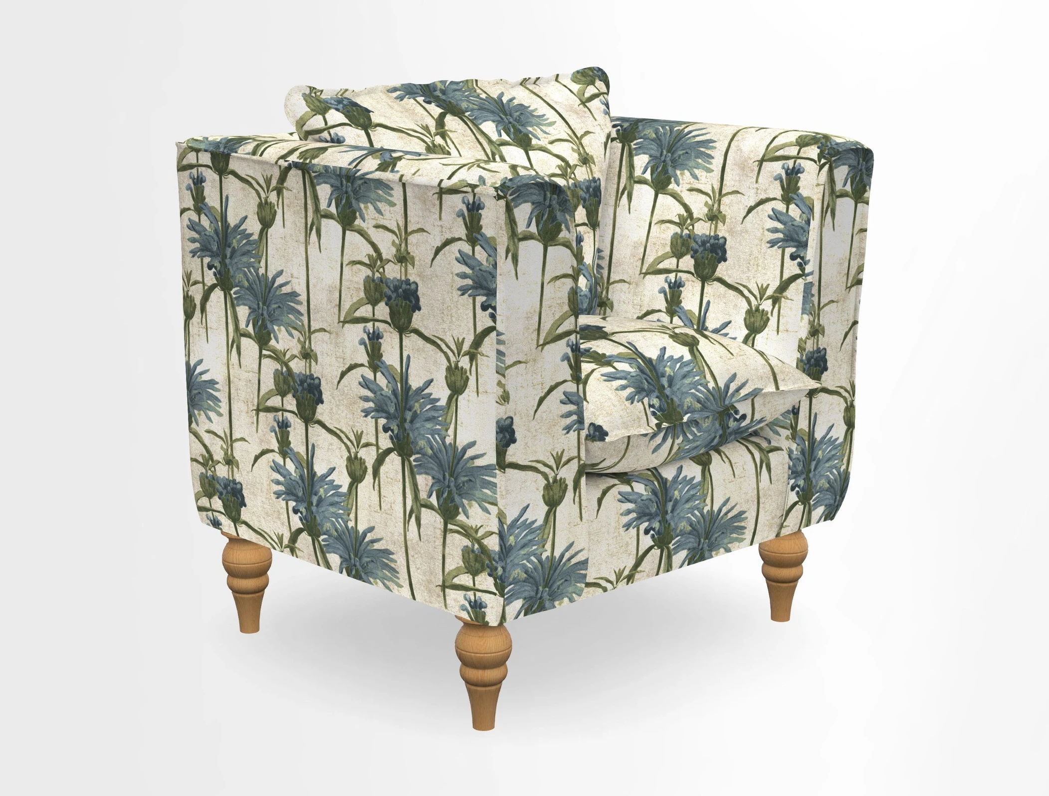 Aysgarth Chair in Two Tone Plain Biscuit