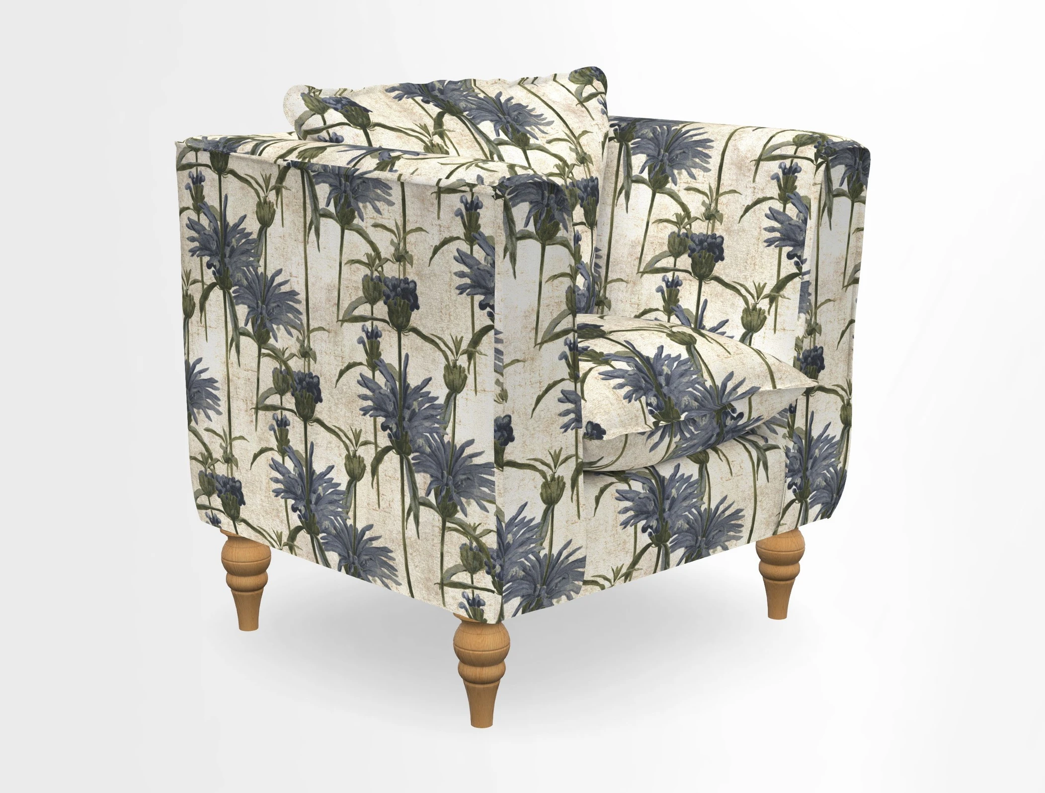 Aysgarth Chair in Two Tone Plain Biscuit