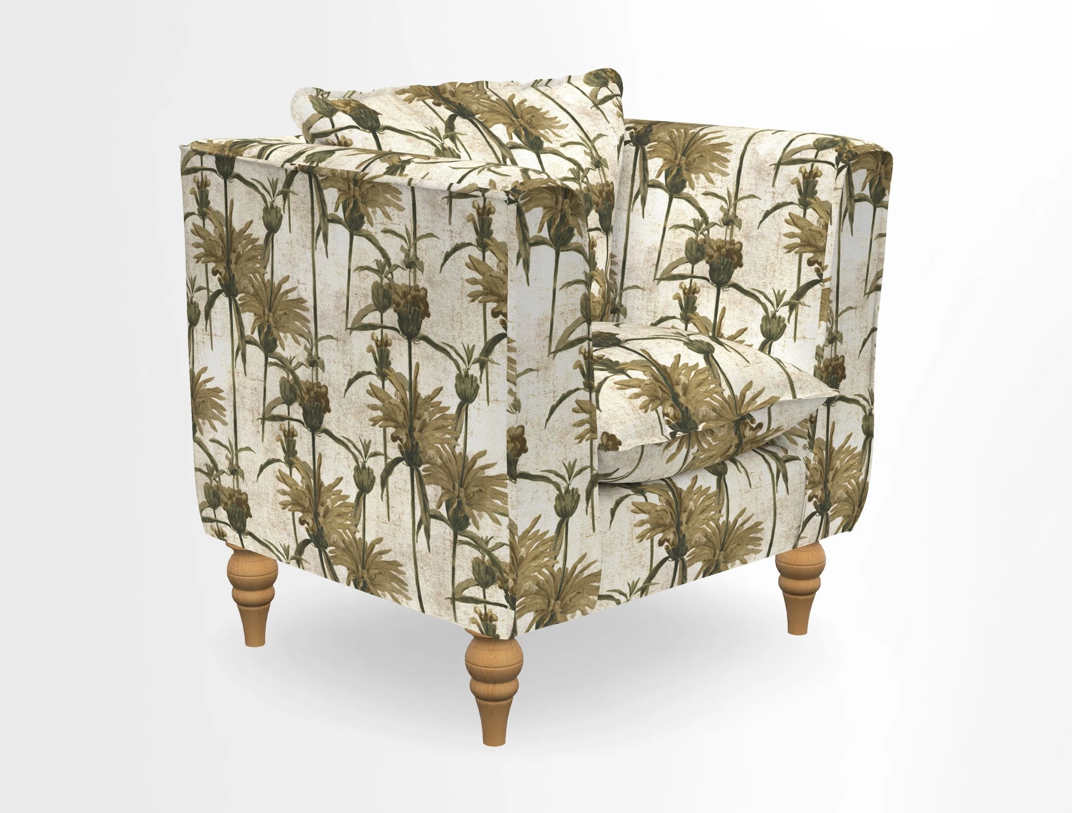 Aysgarth Chair in Two Tone Plain Biscuit