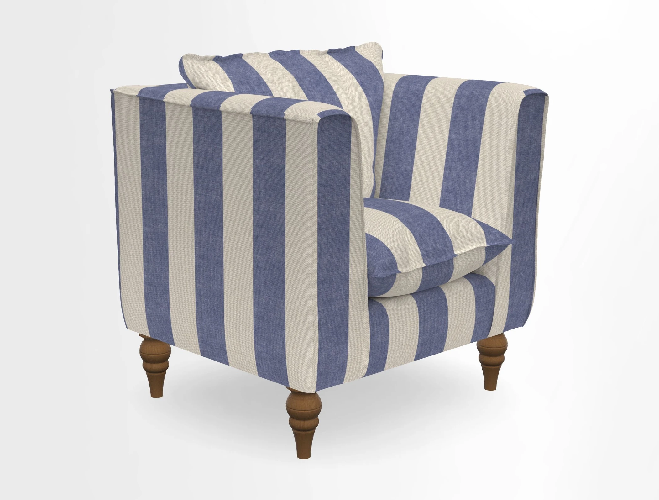 Aysgarth Chair in Two Tone Plain Biscuit