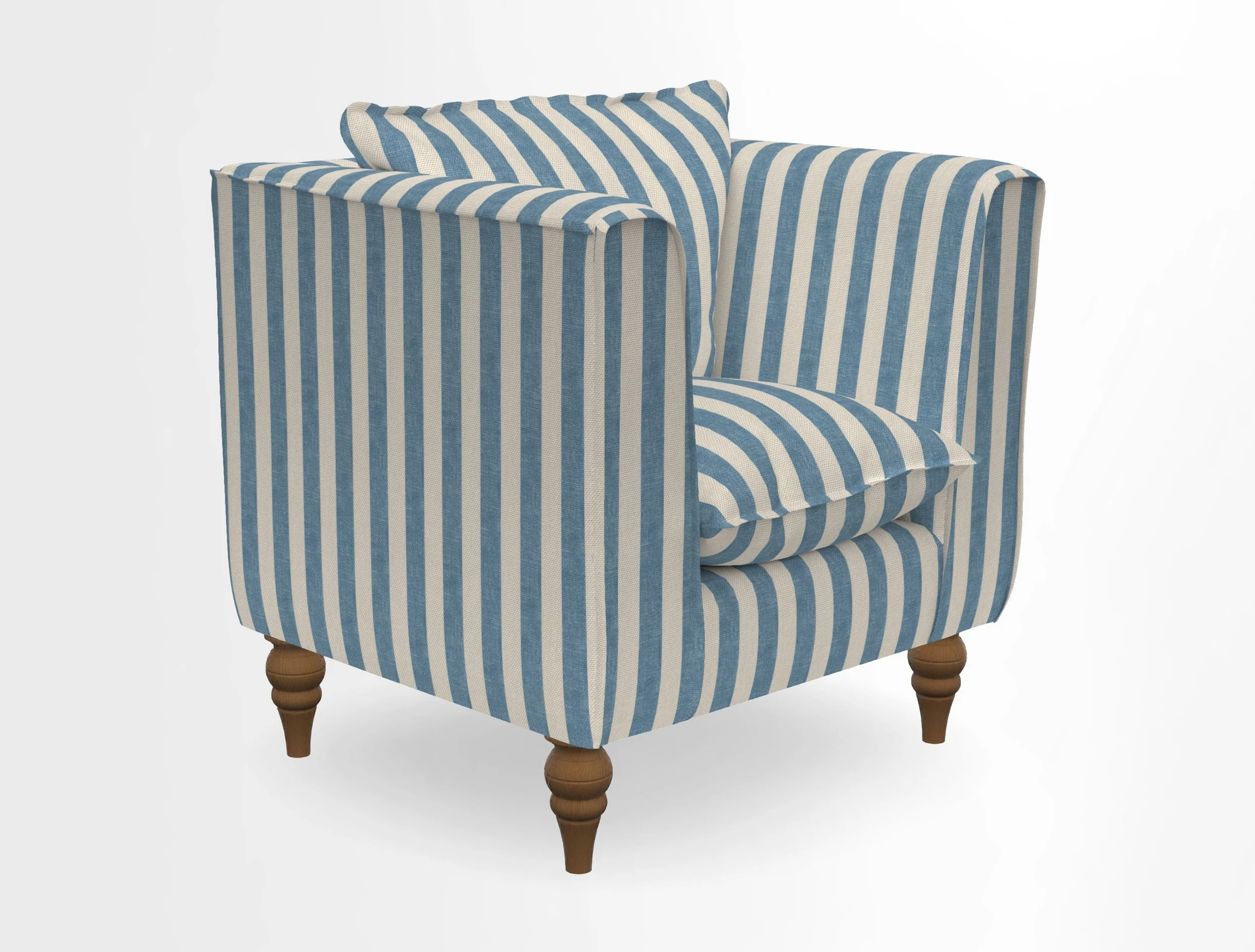 Aysgarth Chair in Two Tone Plain Biscuit
