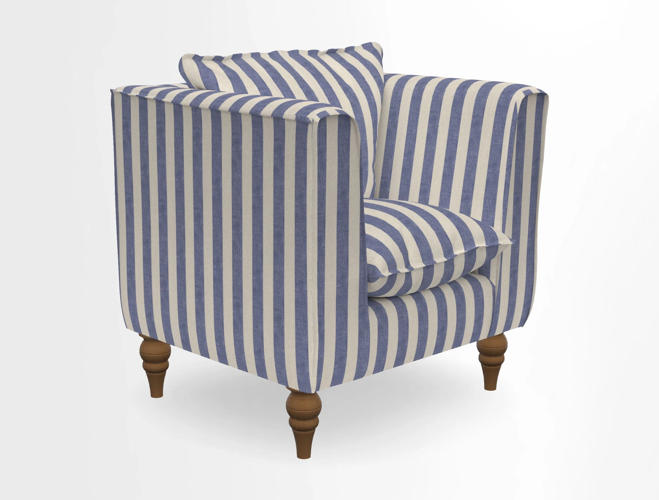 Aysgarth Chair in Two Tone Plain Biscuit
