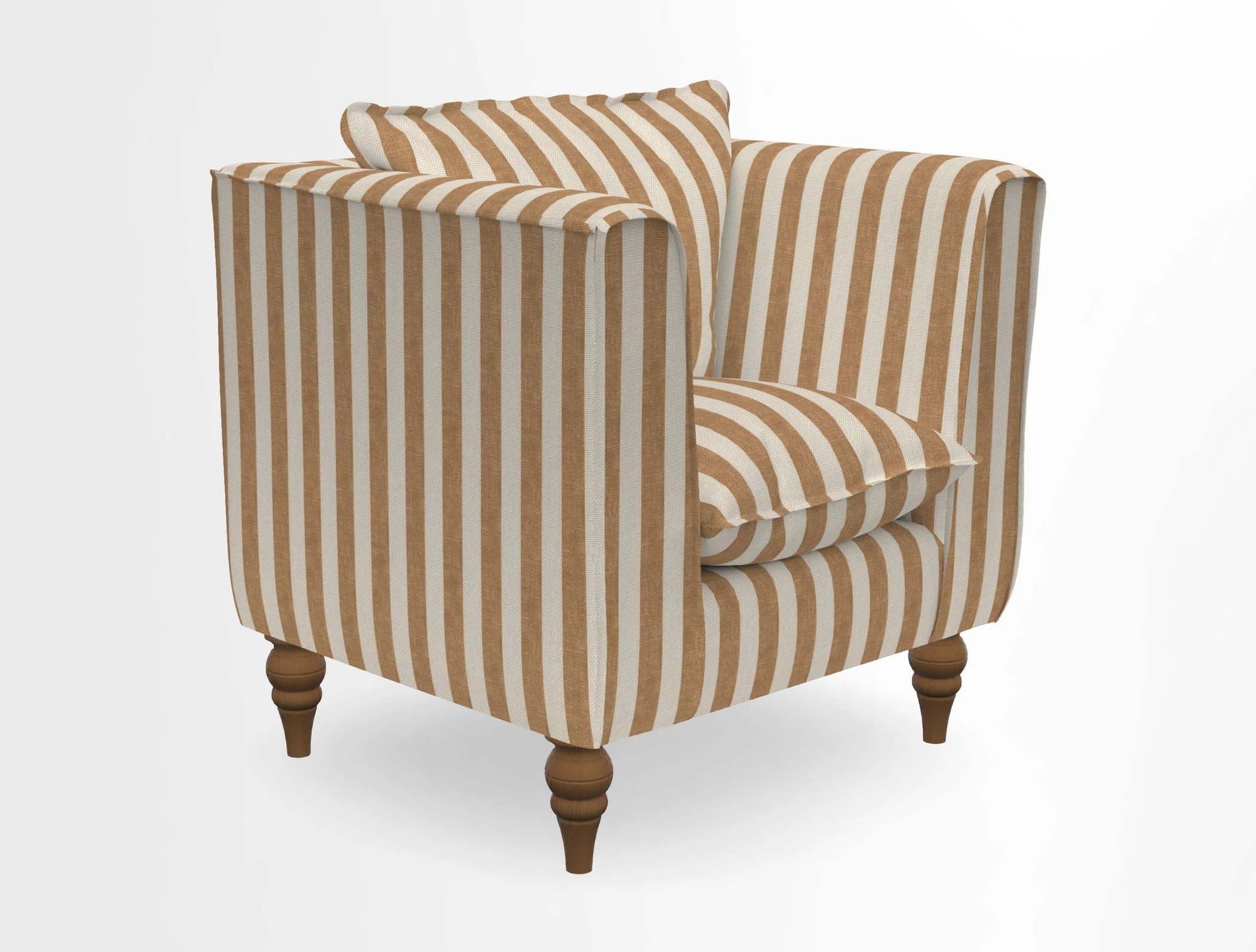 Aysgarth Chair in Two Tone Plain Biscuit