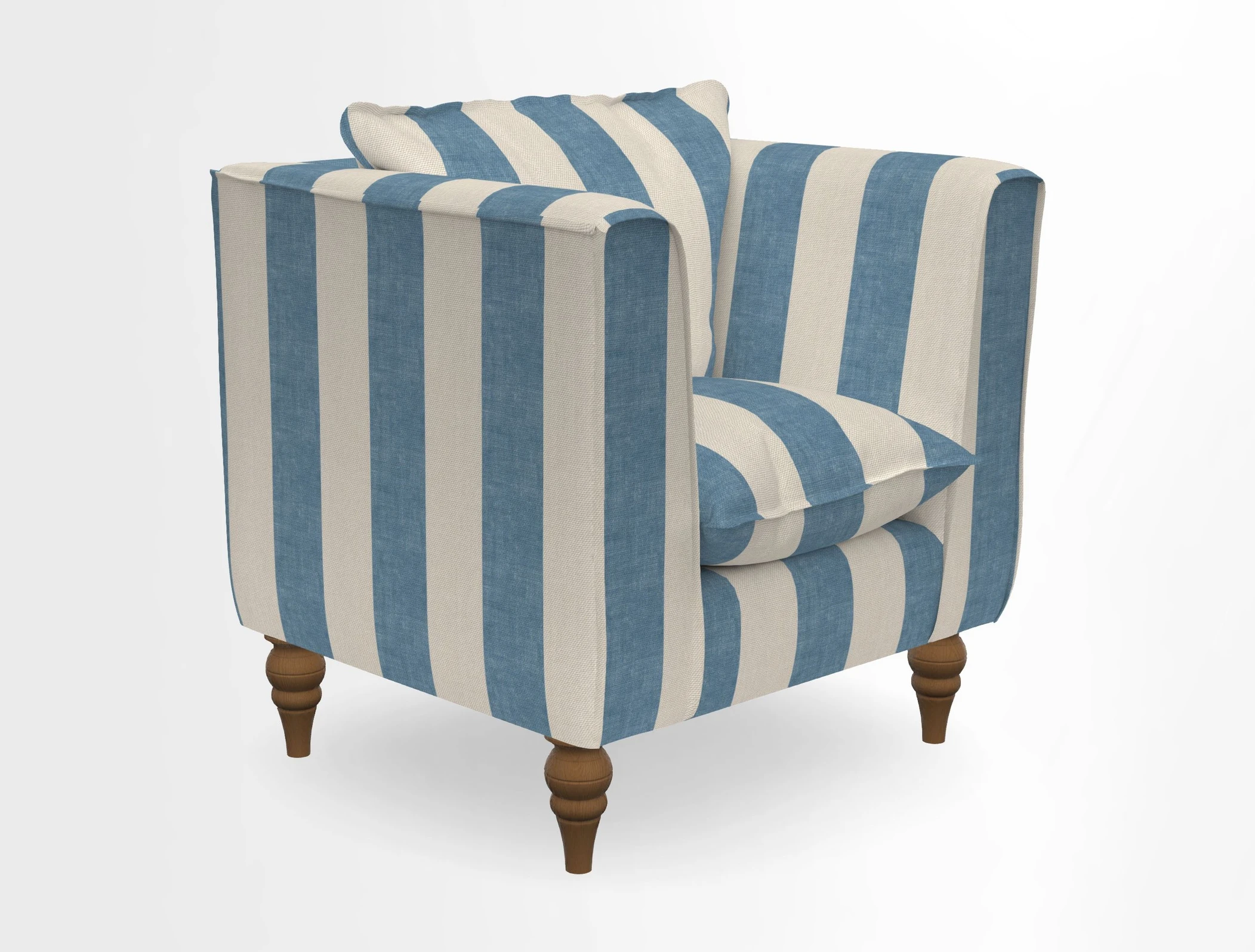 Aysgarth Chair in Two Tone Plain Biscuit