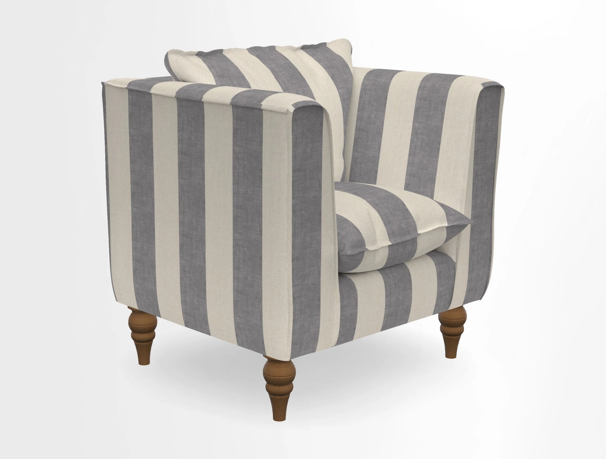 Aysgarth Chair in Two Tone Plain Biscuit