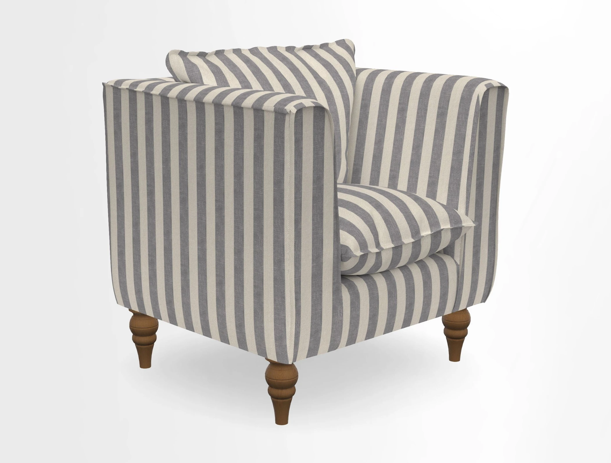 Aysgarth Chair in Two Tone Plain Biscuit