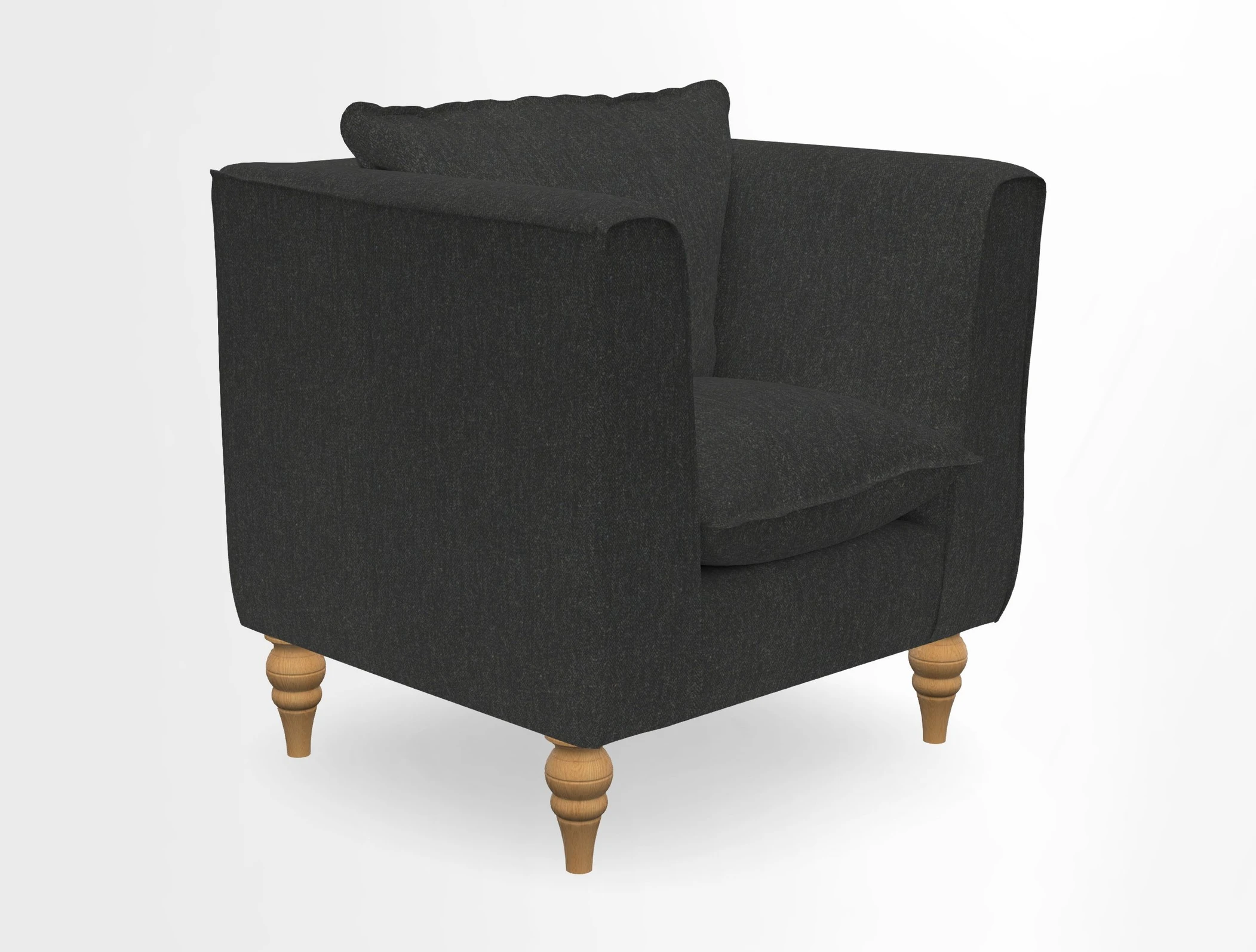 Aysgarth Chair in Two Tone Plain Biscuit