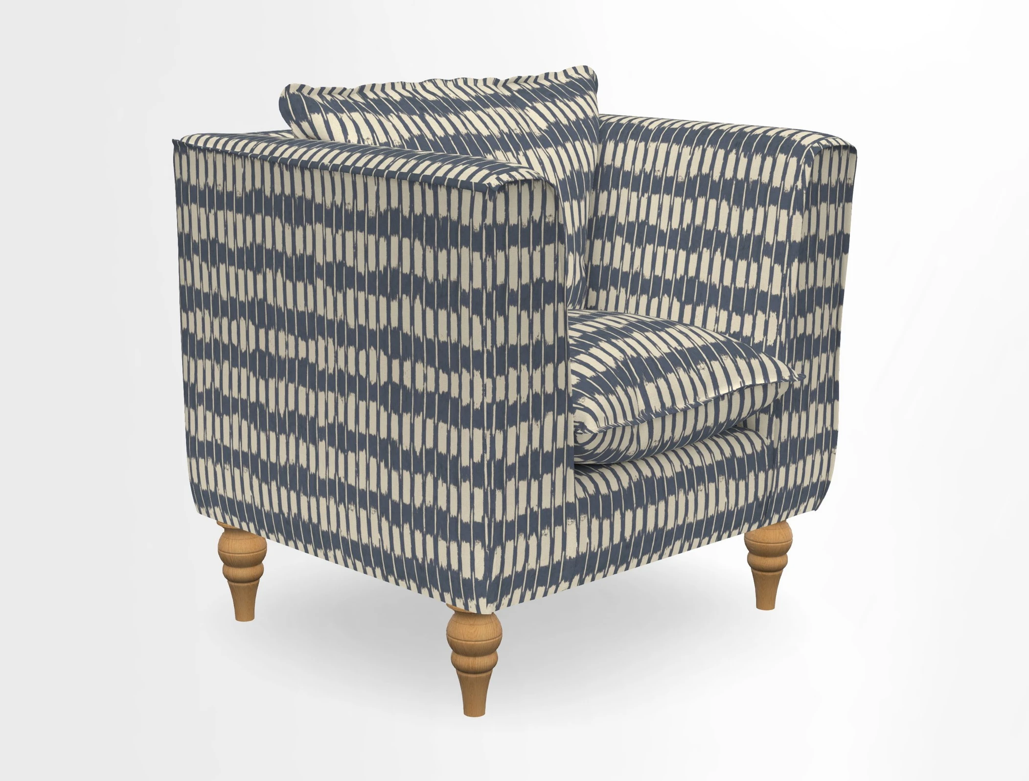 Aysgarth Chair in Two Tone Plain Biscuit