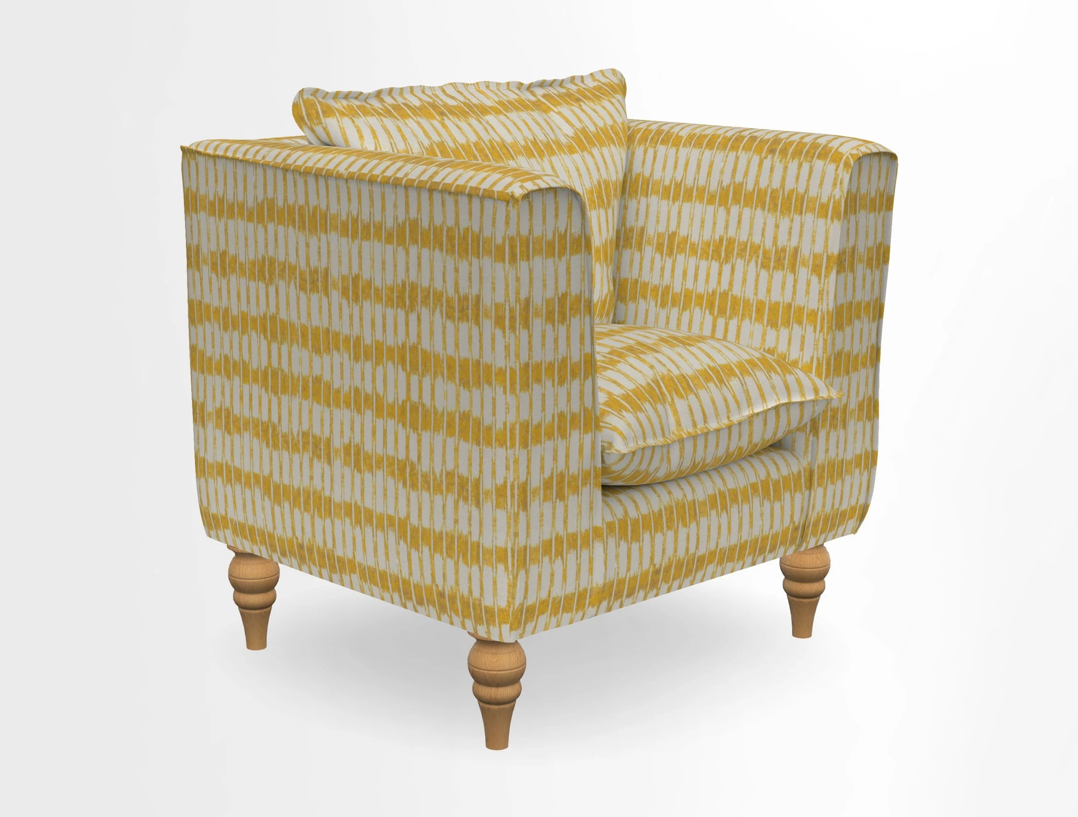 Aysgarth Chair in Two Tone Plain Biscuit