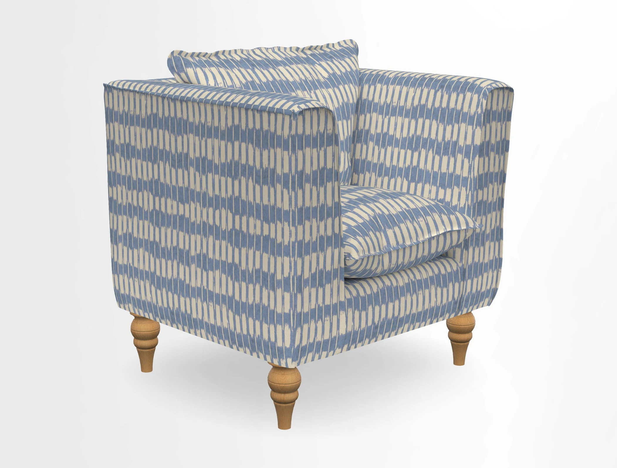 Aysgarth Chair in Two Tone Plain Biscuit