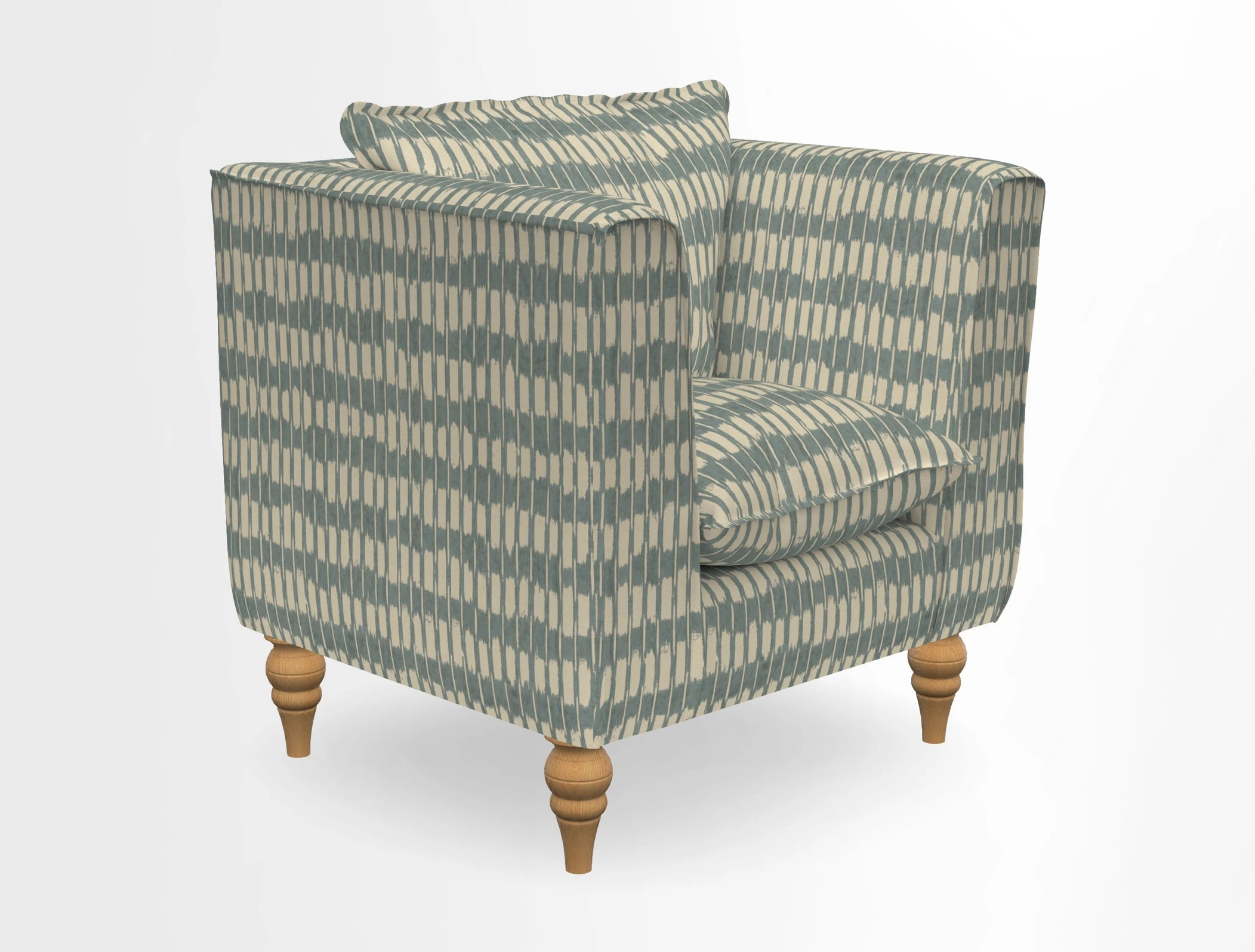 Aysgarth Chair in Two Tone Plain Biscuit