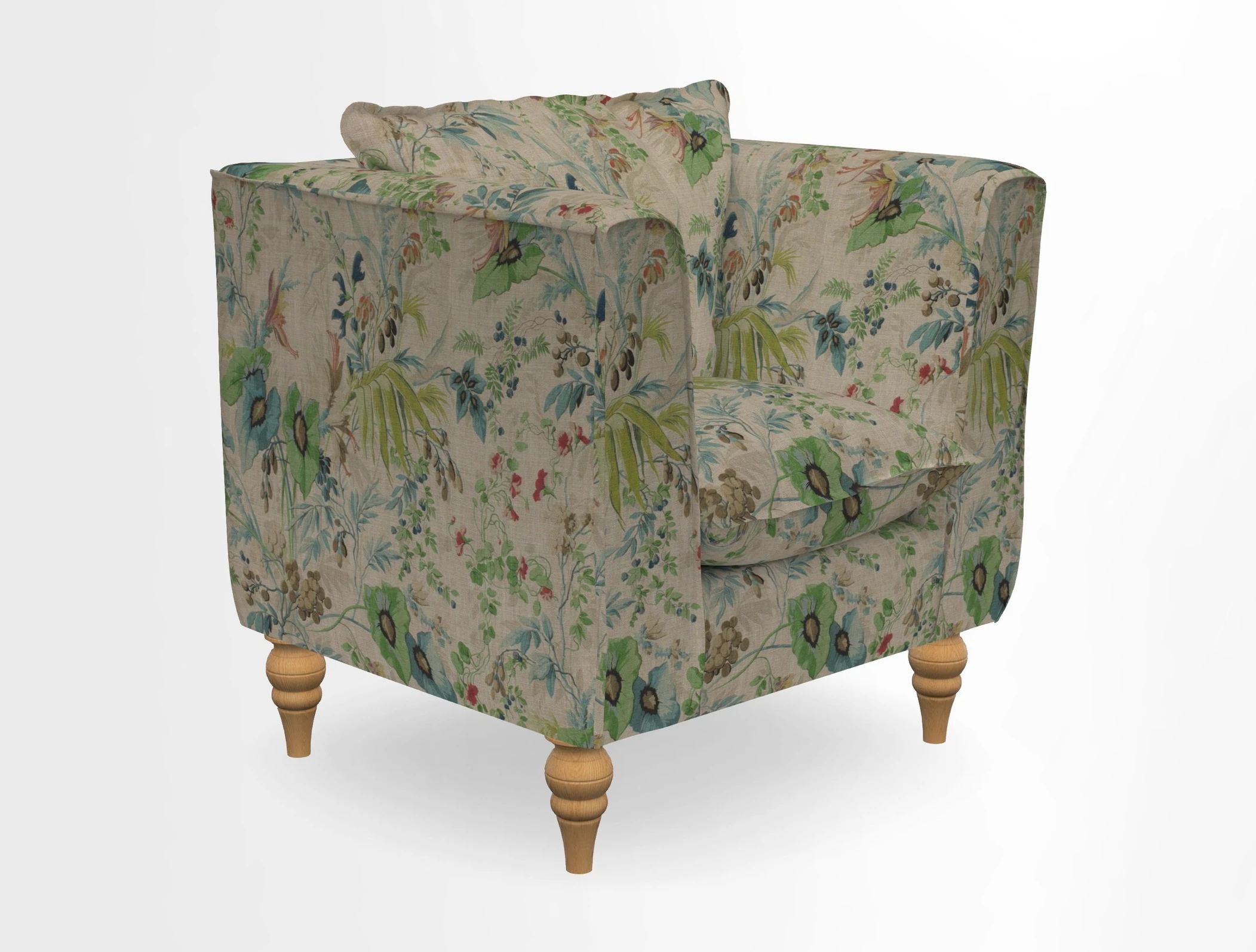 Aysgarth Chair in Two Tone Plain Biscuit
