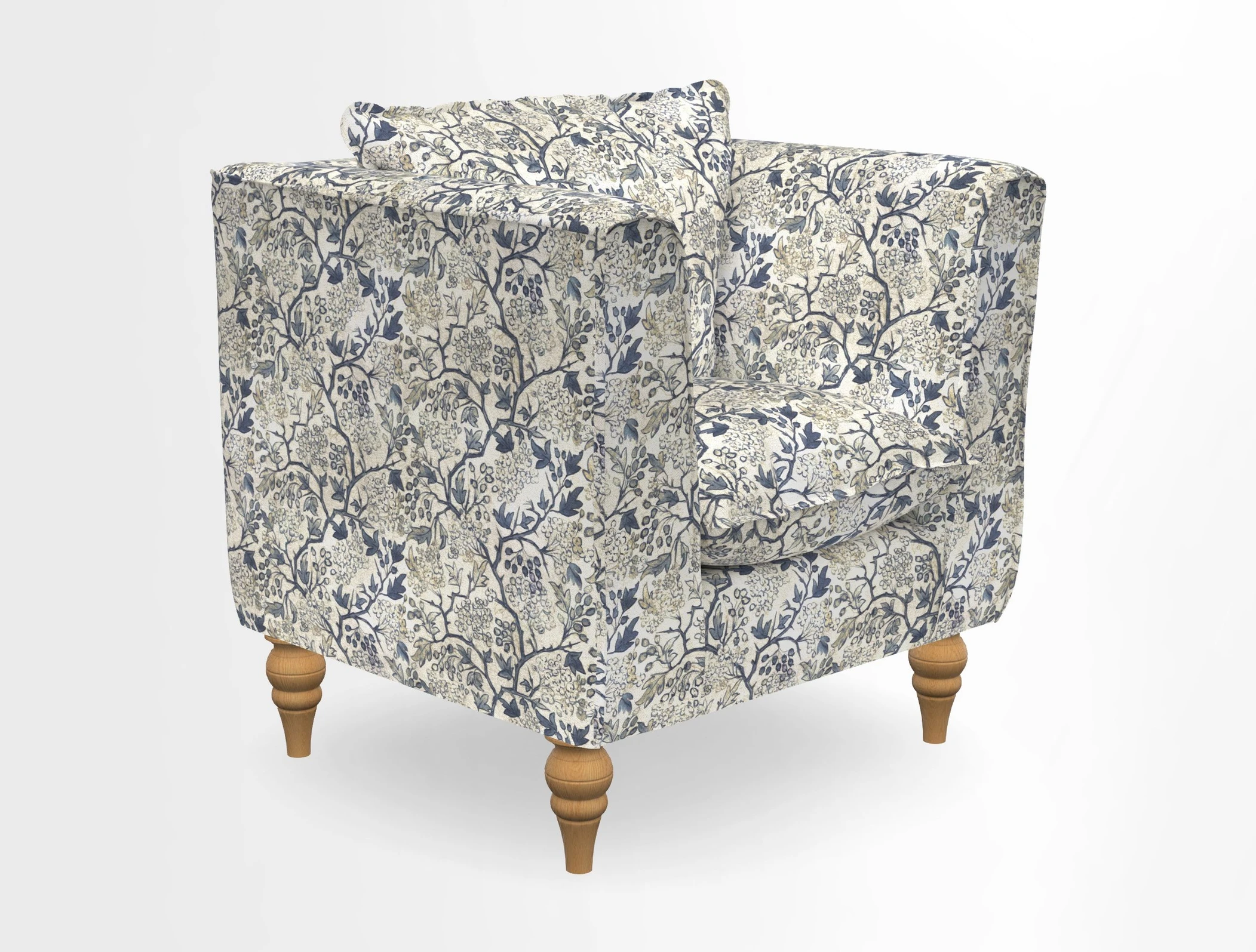 Aysgarth Chair in Two Tone Plain Biscuit