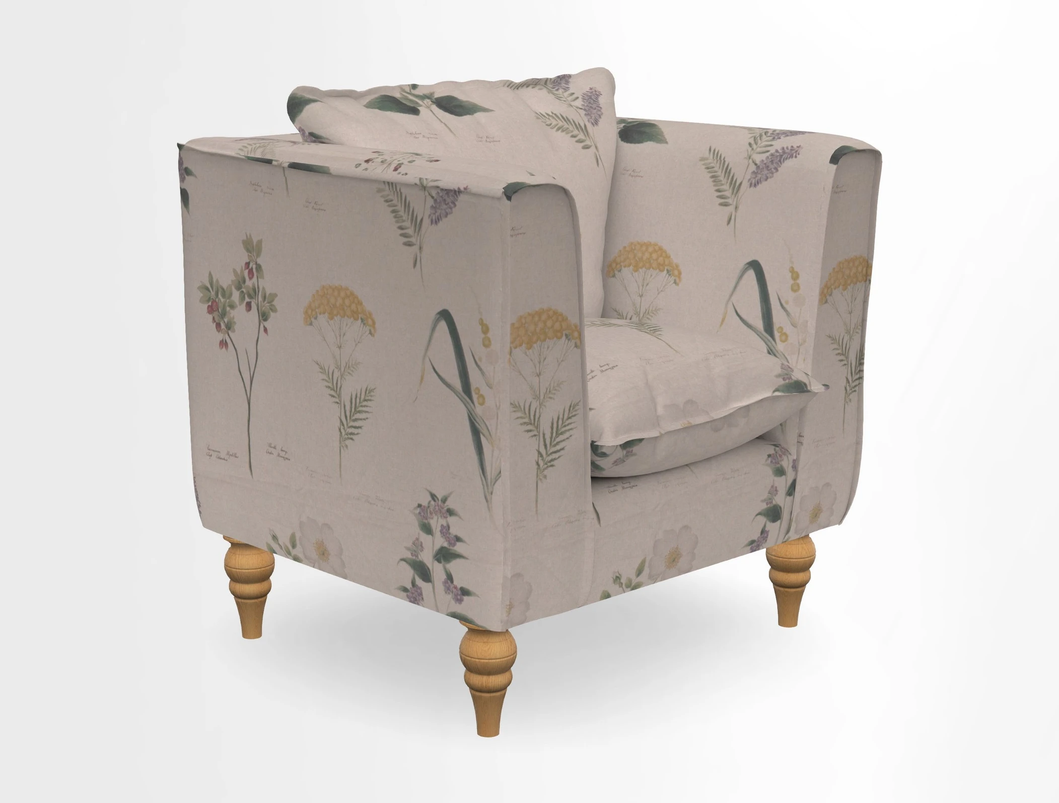 Aysgarth Chair in Two Tone Plain Biscuit
