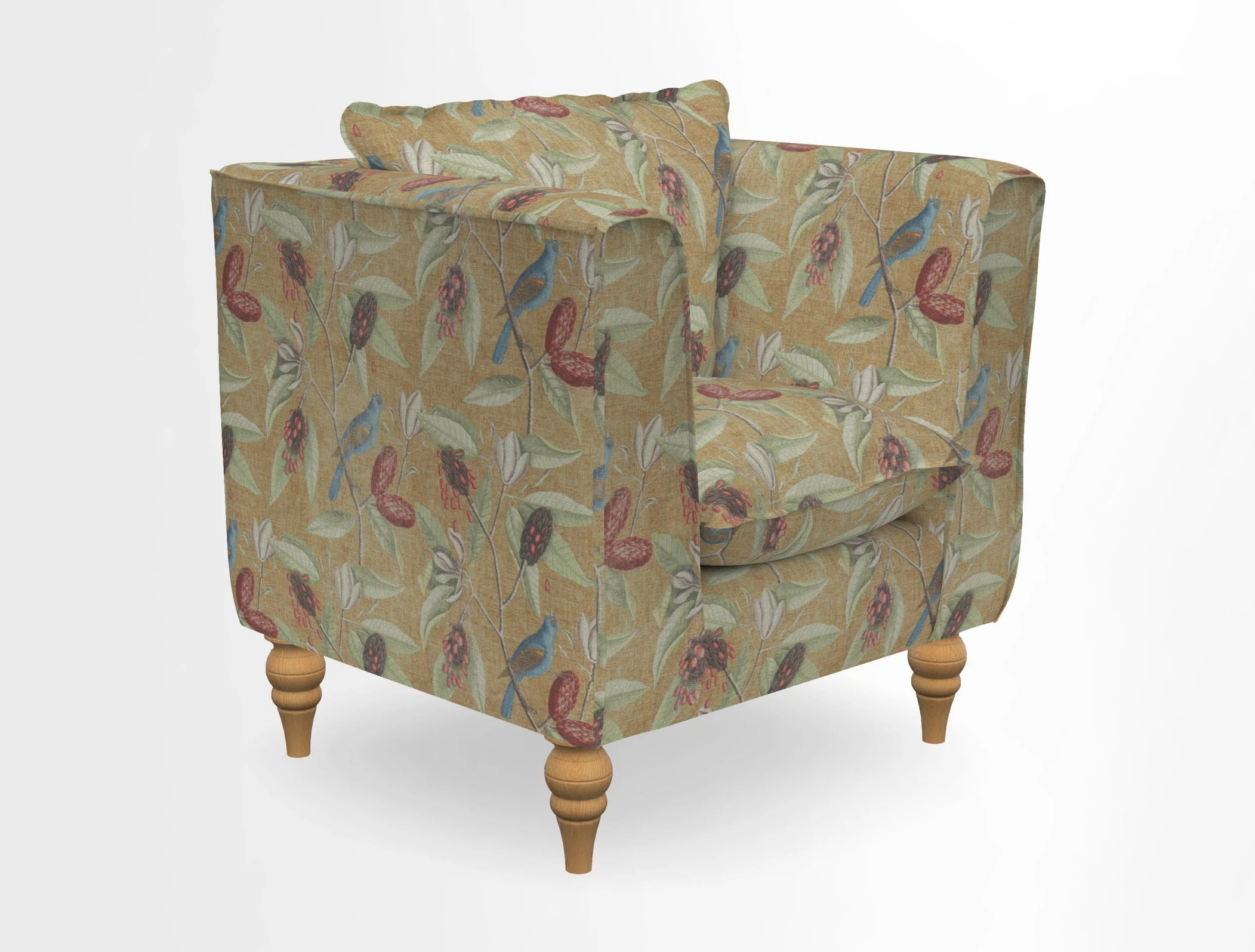 Aysgarth Chair in Two Tone Plain Biscuit