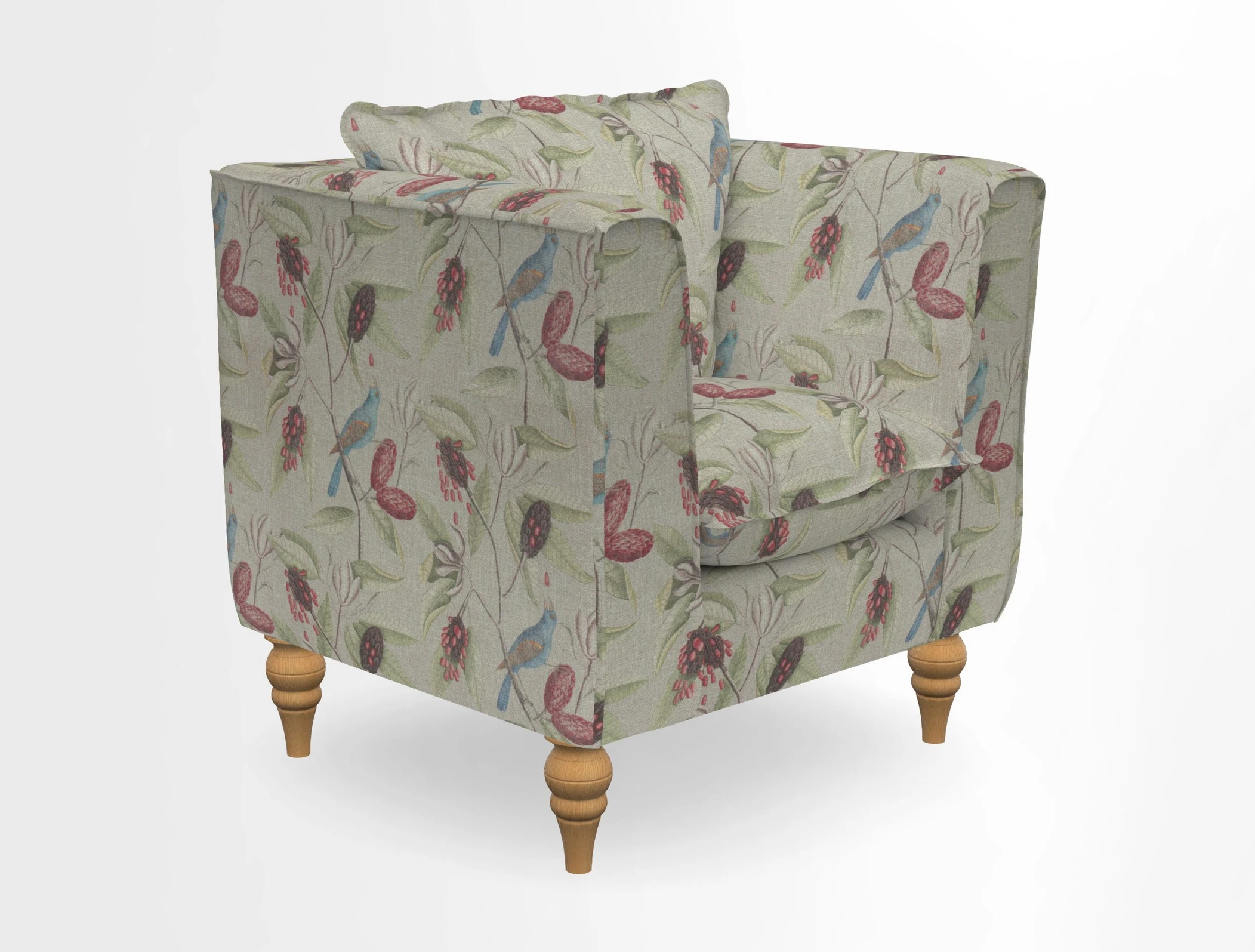 Aysgarth Chair in Two Tone Plain Biscuit