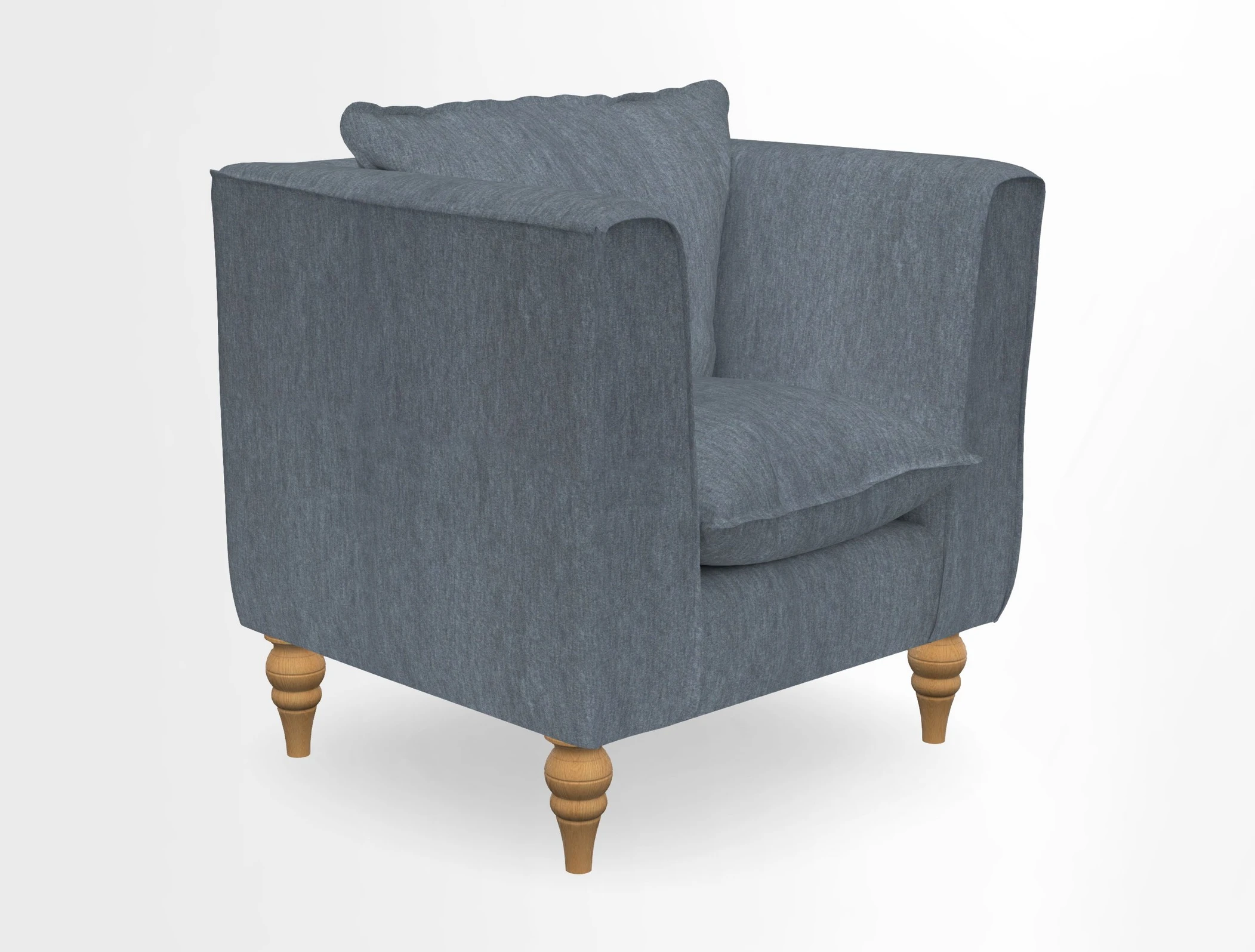 Aysgarth Chair in Two Tone Plain Biscuit
