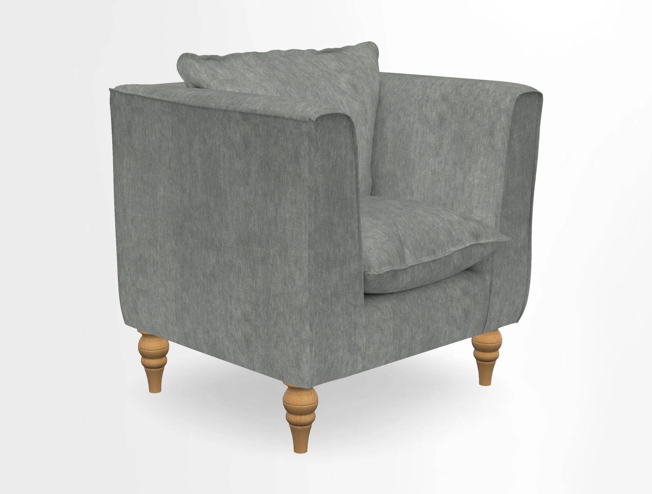 Aysgarth Chair in Two Tone Plain Biscuit