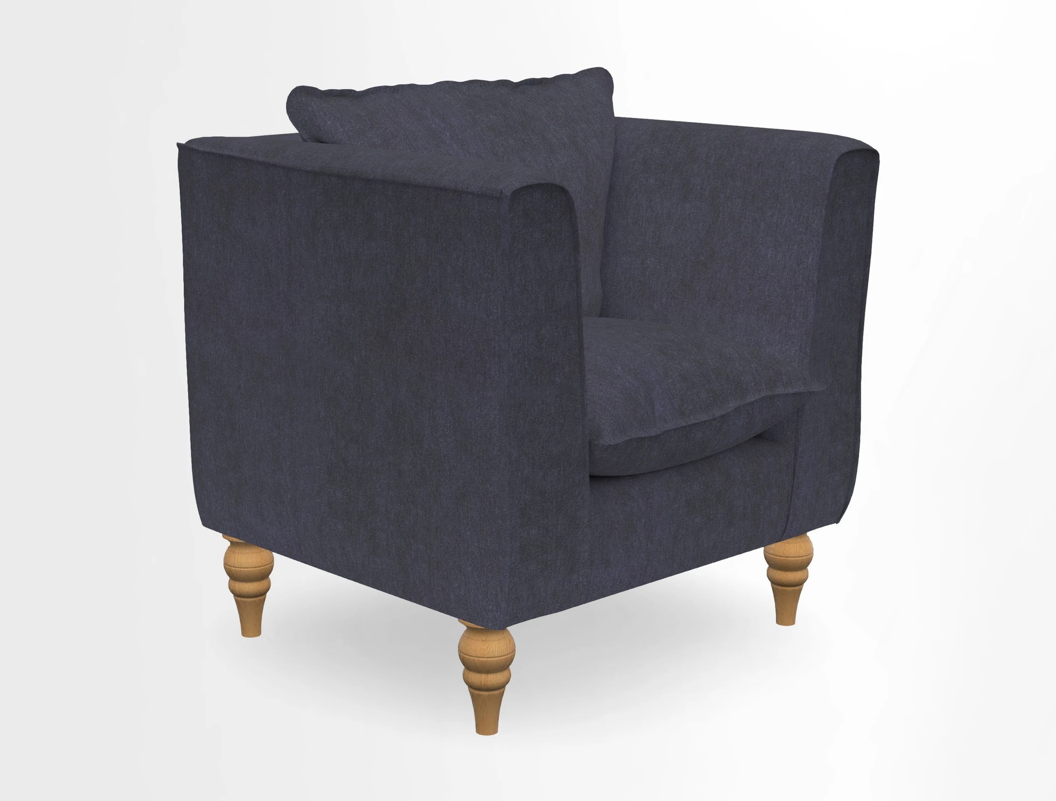 Aysgarth Chair in Two Tone Plain Biscuit