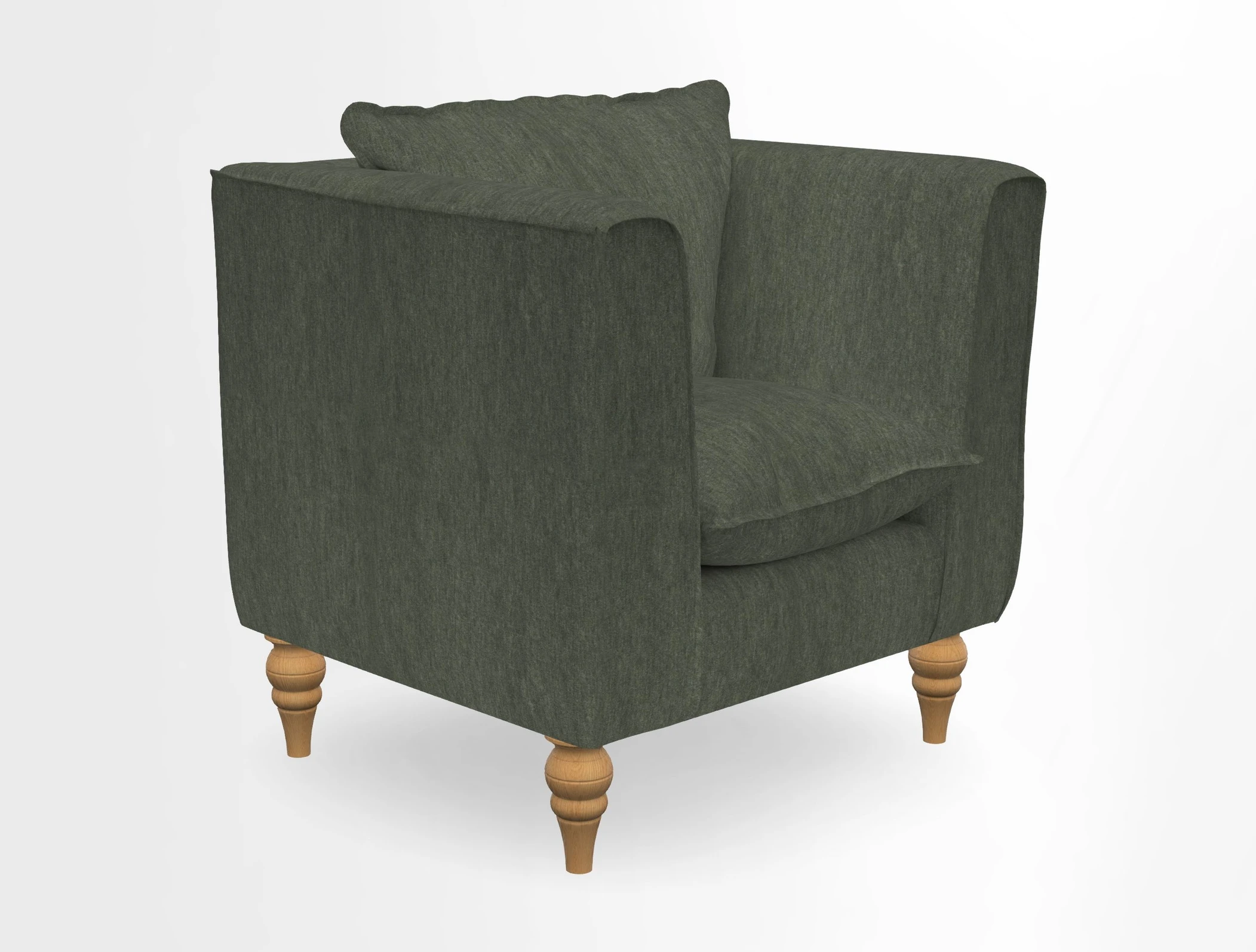 Aysgarth Chair in Two Tone Plain Biscuit