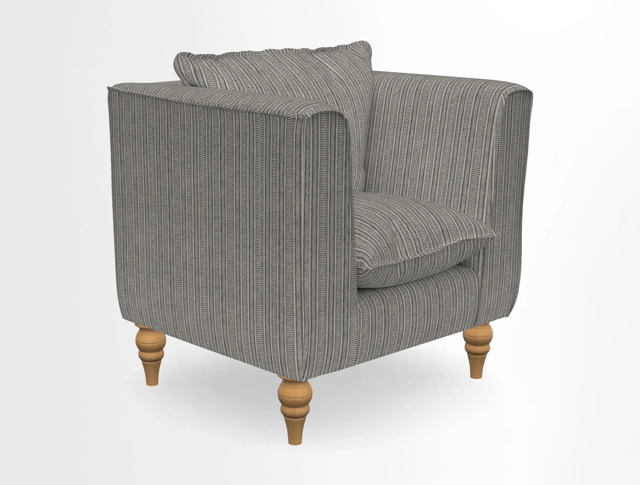 Aysgarth Chair in Two Tone Plain Biscuit