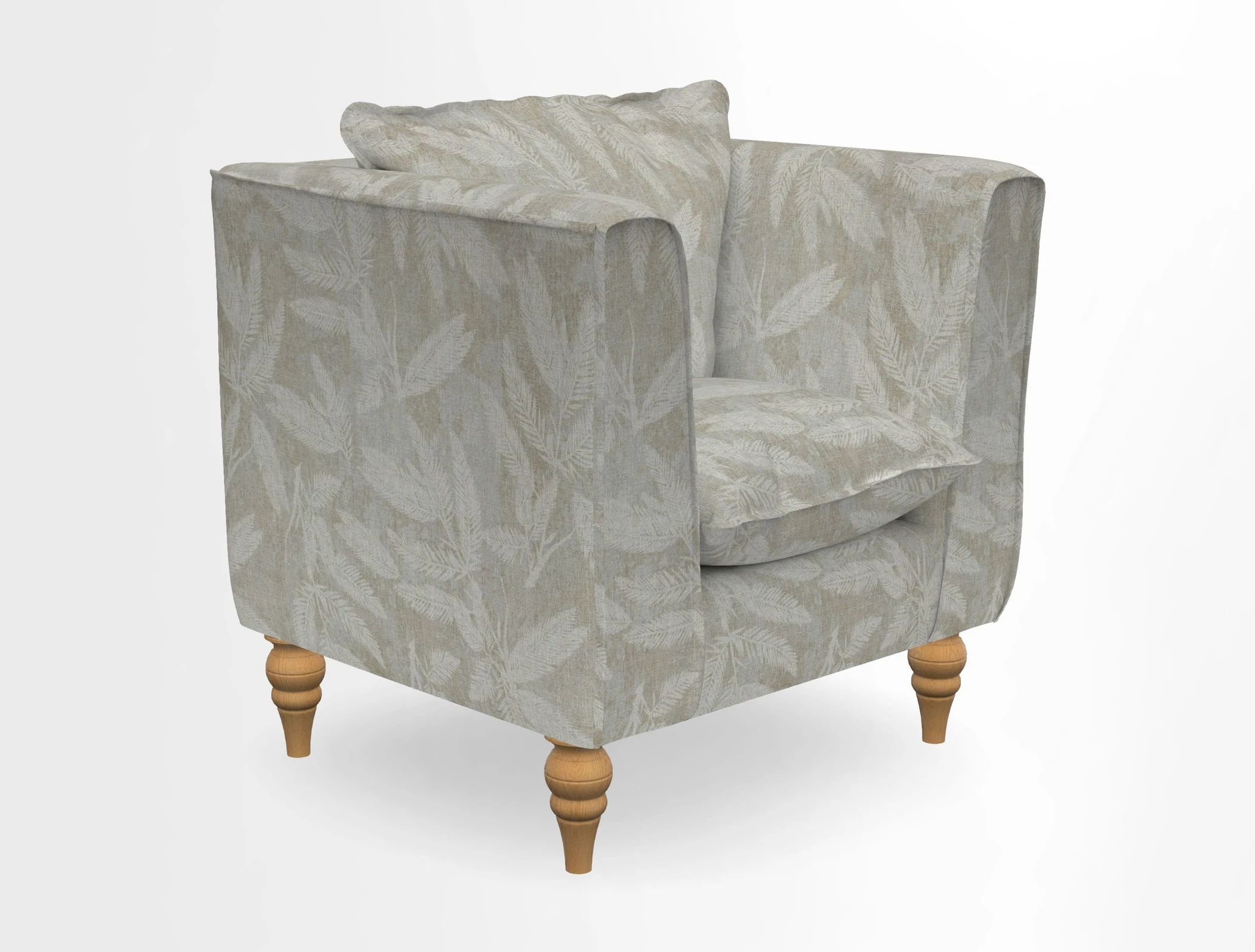 Aysgarth Chair in Two Tone Plain Biscuit
