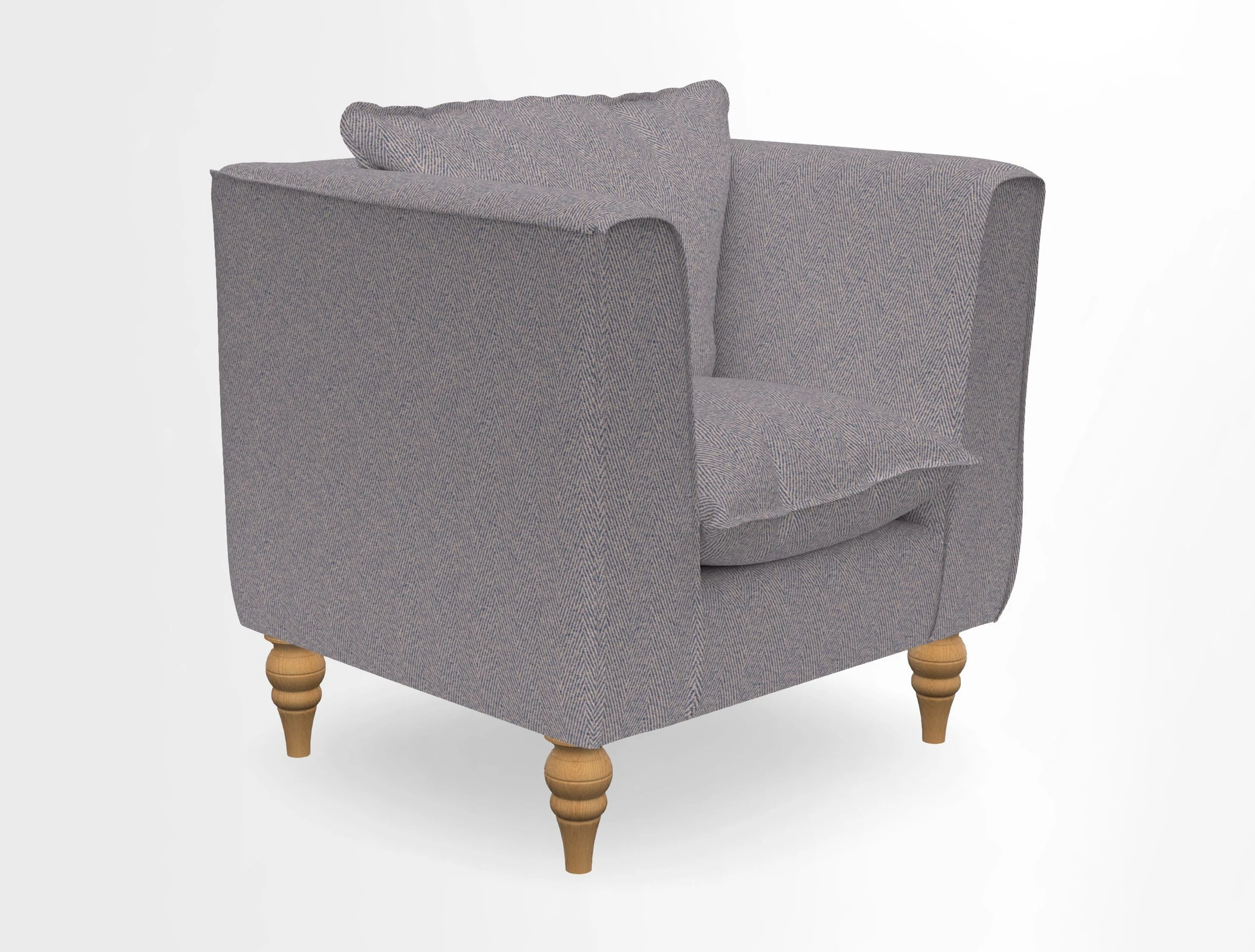 Aysgarth Chair in Two Tone Plain Biscuit