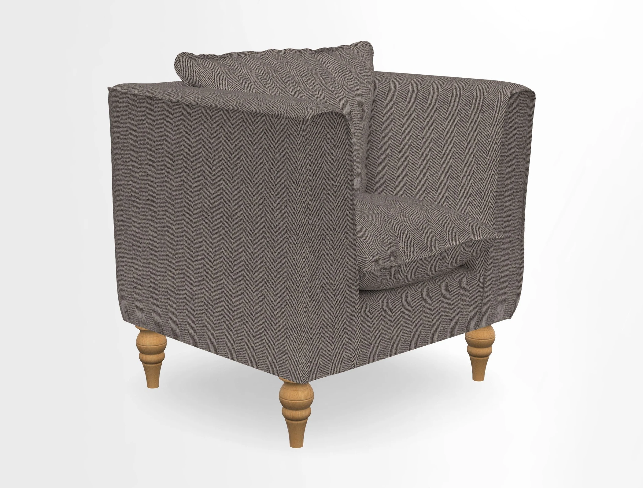 Aysgarth Chair in Two Tone Plain Biscuit