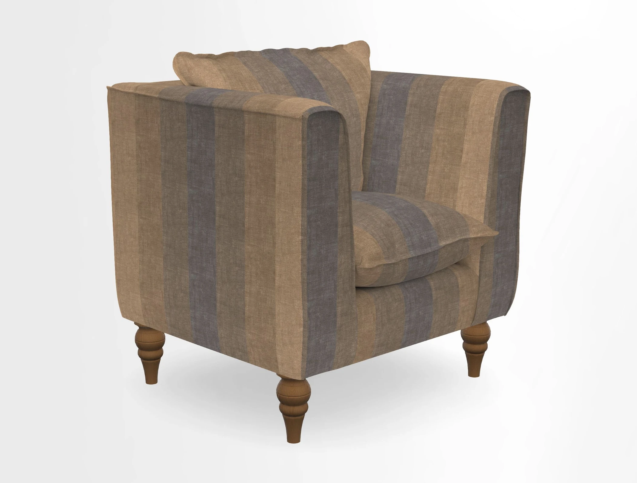 Aysgarth Chair in Two Tone Plain Biscuit