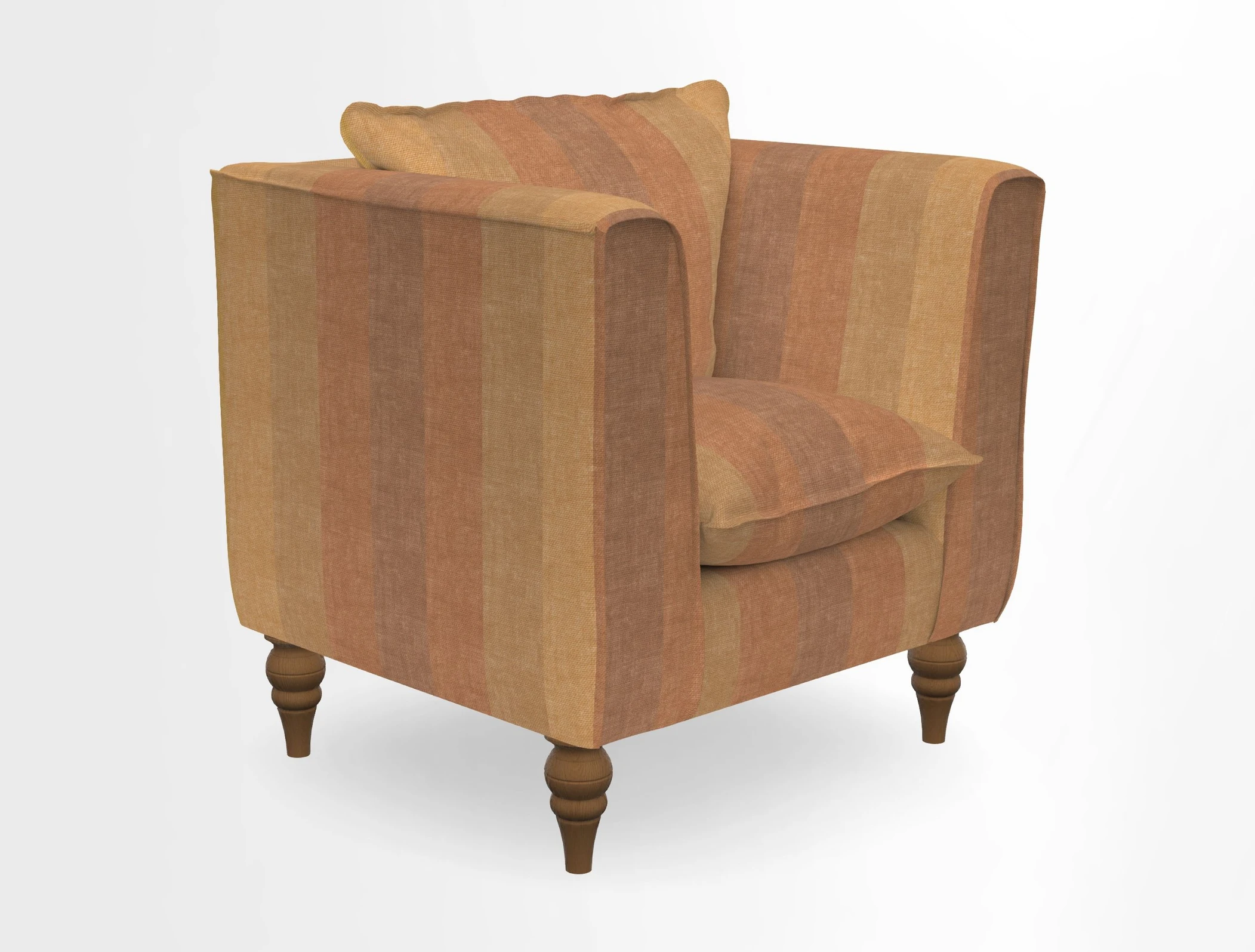 Aysgarth Chair in Two Tone Plain Biscuit