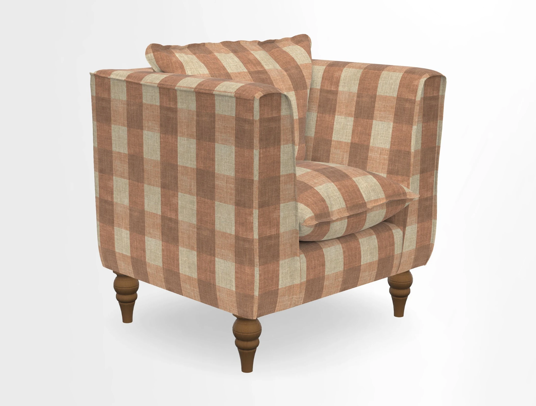 Aysgarth Chair in Two Tone Plain Biscuit