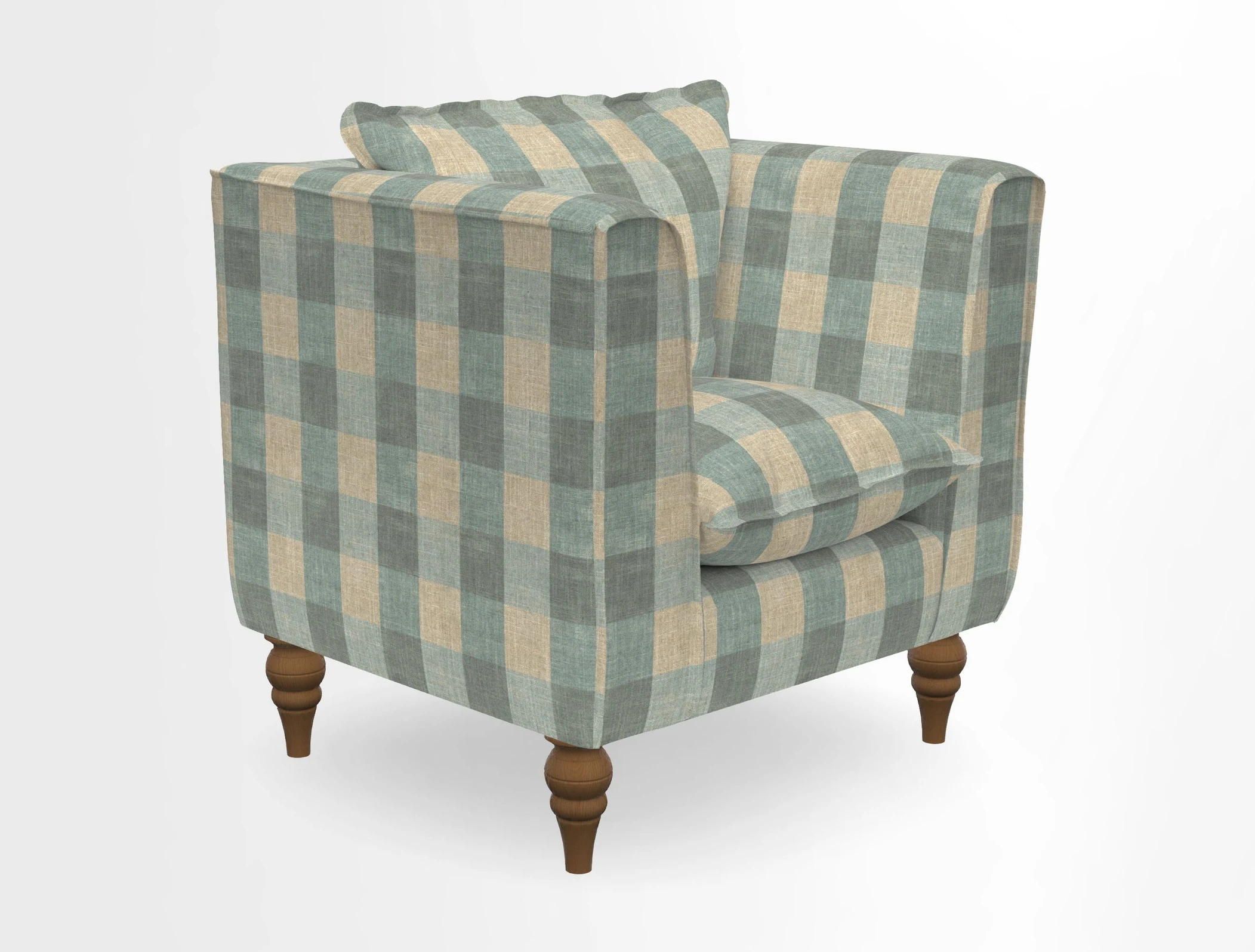 Aysgarth Chair in Two Tone Plain Biscuit