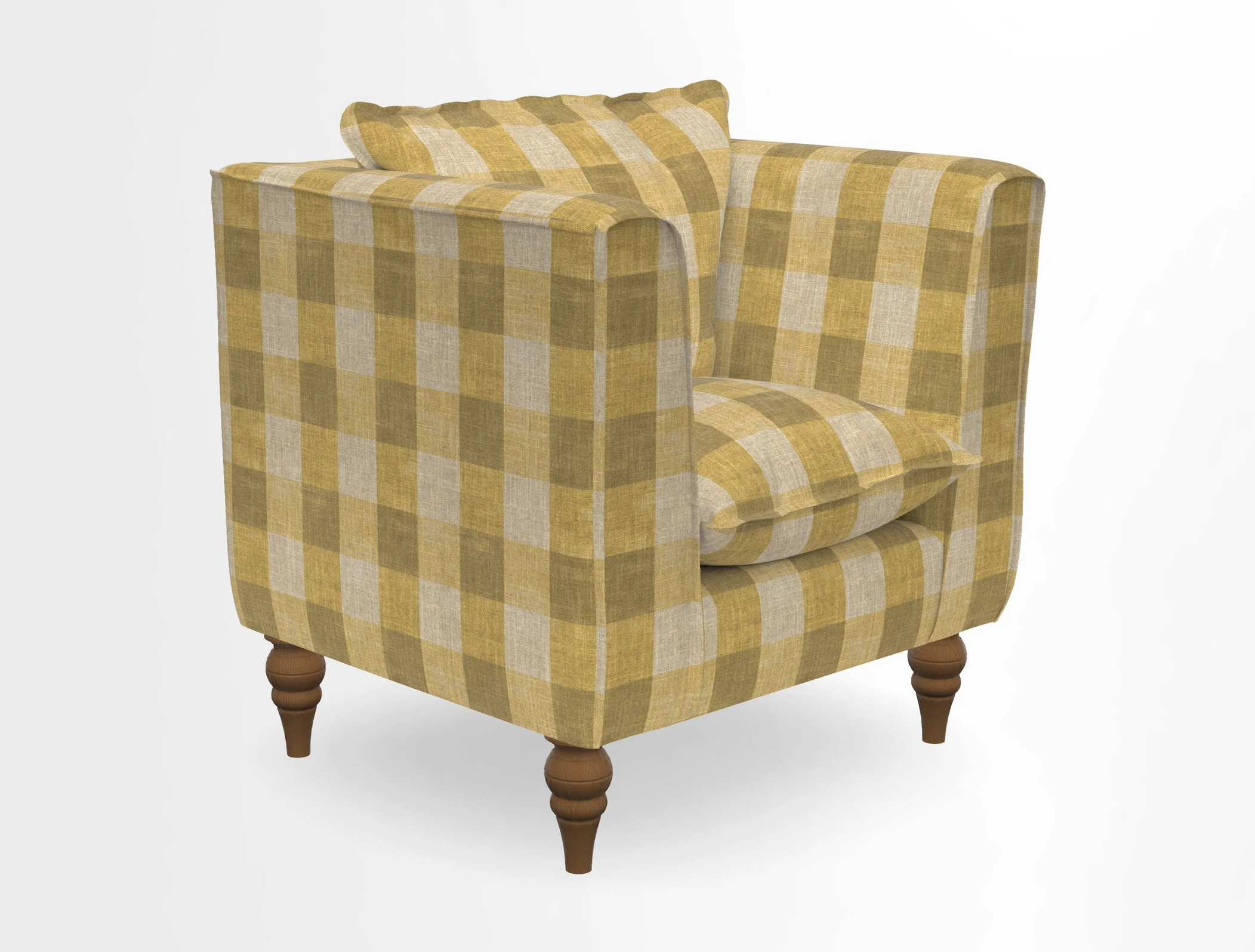 Aysgarth Chair in Two Tone Plain Biscuit