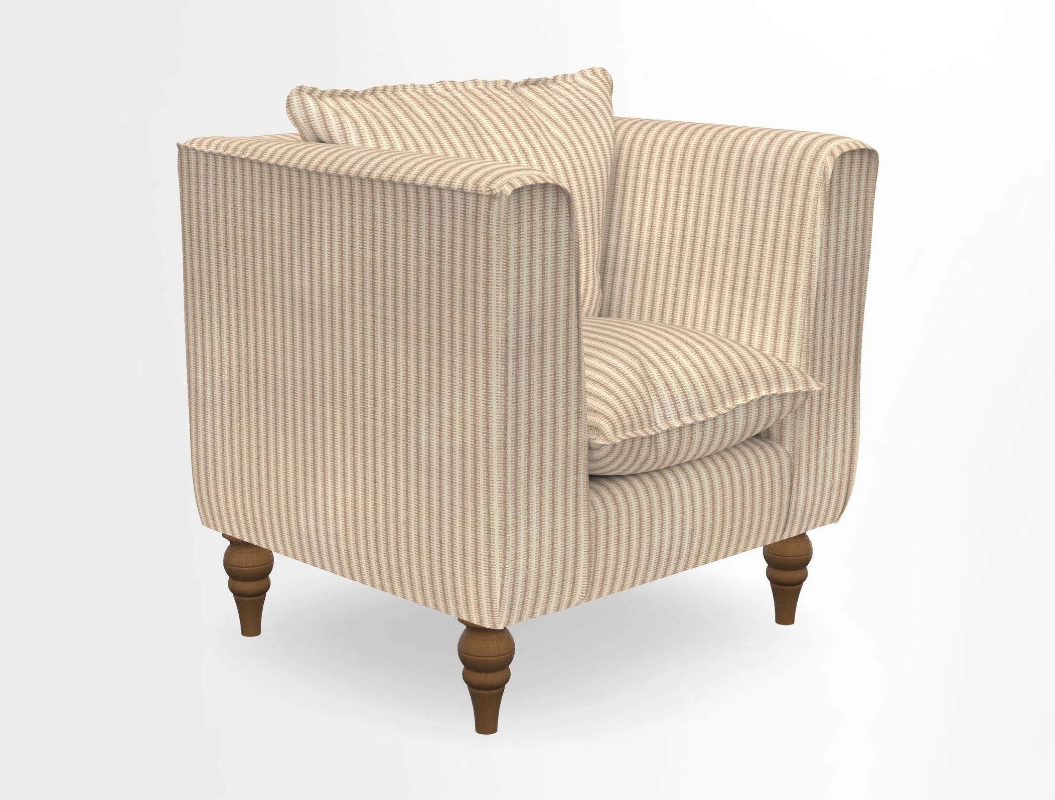 Aysgarth Chair in Two Tone Plain Biscuit
