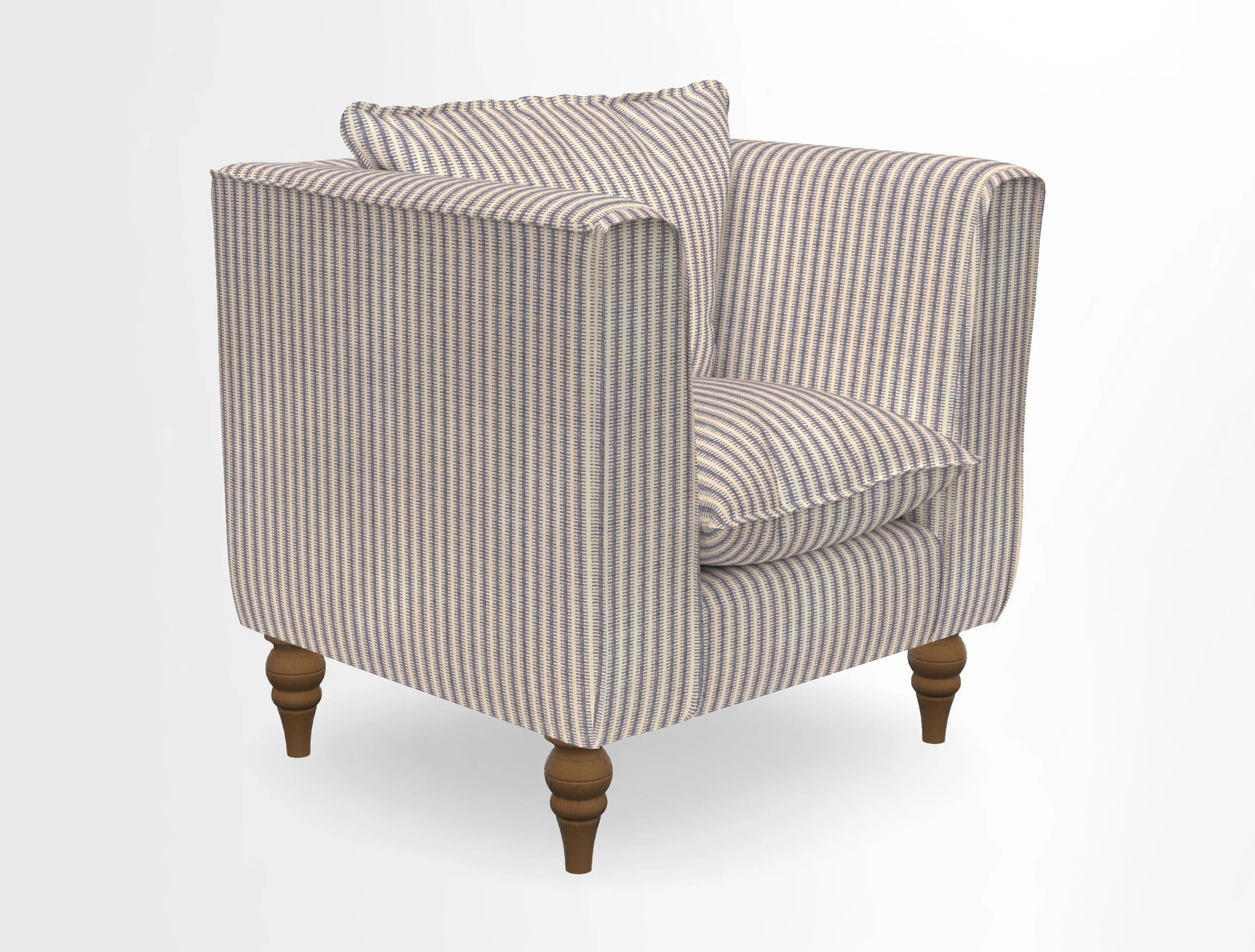Aysgarth Chair in Two Tone Plain Biscuit