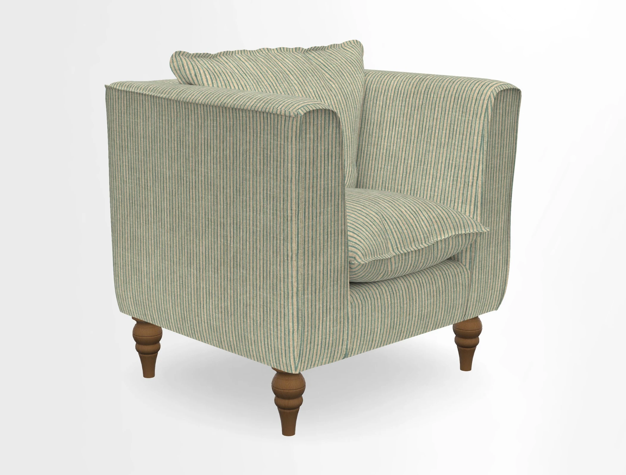 Aysgarth Chair in Two Tone Plain Biscuit