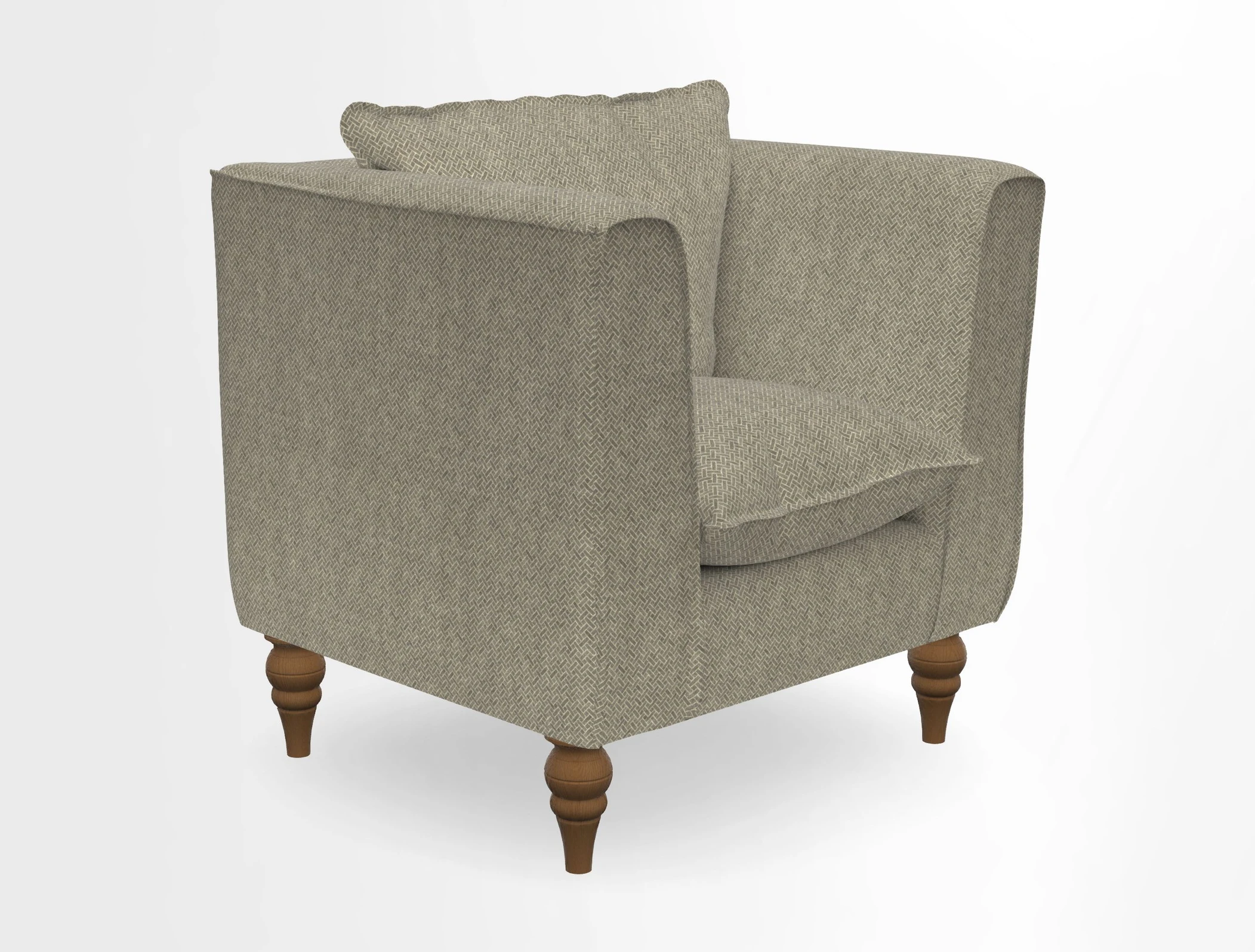 Aysgarth Chair in Two Tone Plain Biscuit